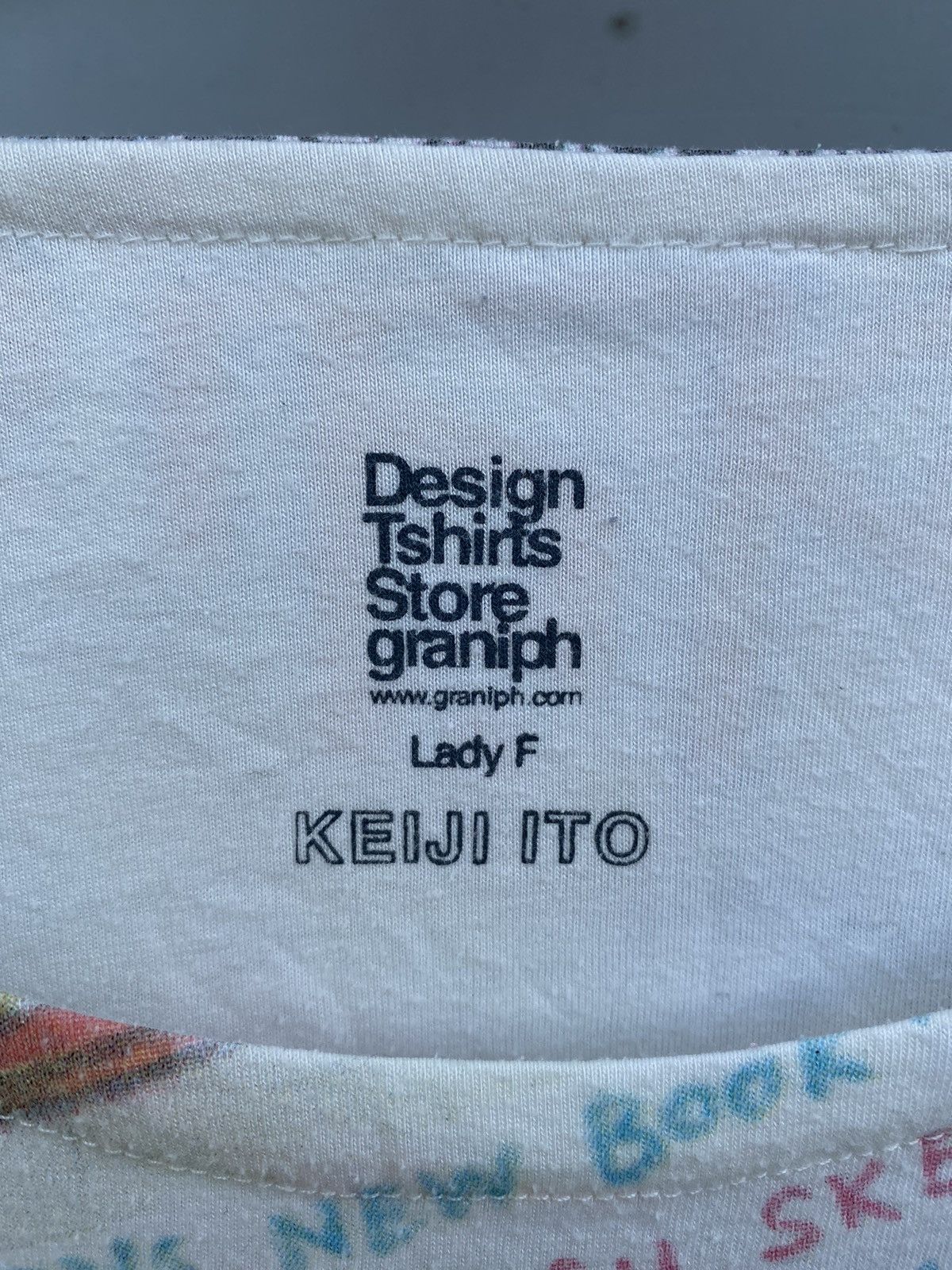 Japanese Brand Keiji Ito 2013 All Over Print Art Super Cassette Song Size ONE SIZE - 8 Thumbnail
