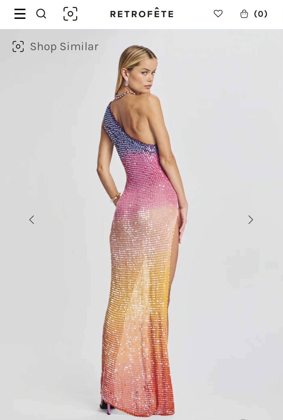 Retrofete Retrofete Candice Sequin Crochet Dress Size M / US 6-8 / IT 42-44 - 8 Thumbnail