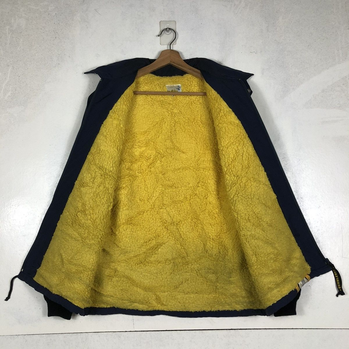Japanese Brand 📌VINTAGE BOMBER BIKER JACKET BUMBLEBEE RACING CLUB USA Size US L / EU 52-54 / 3 - 14 Thumbnail