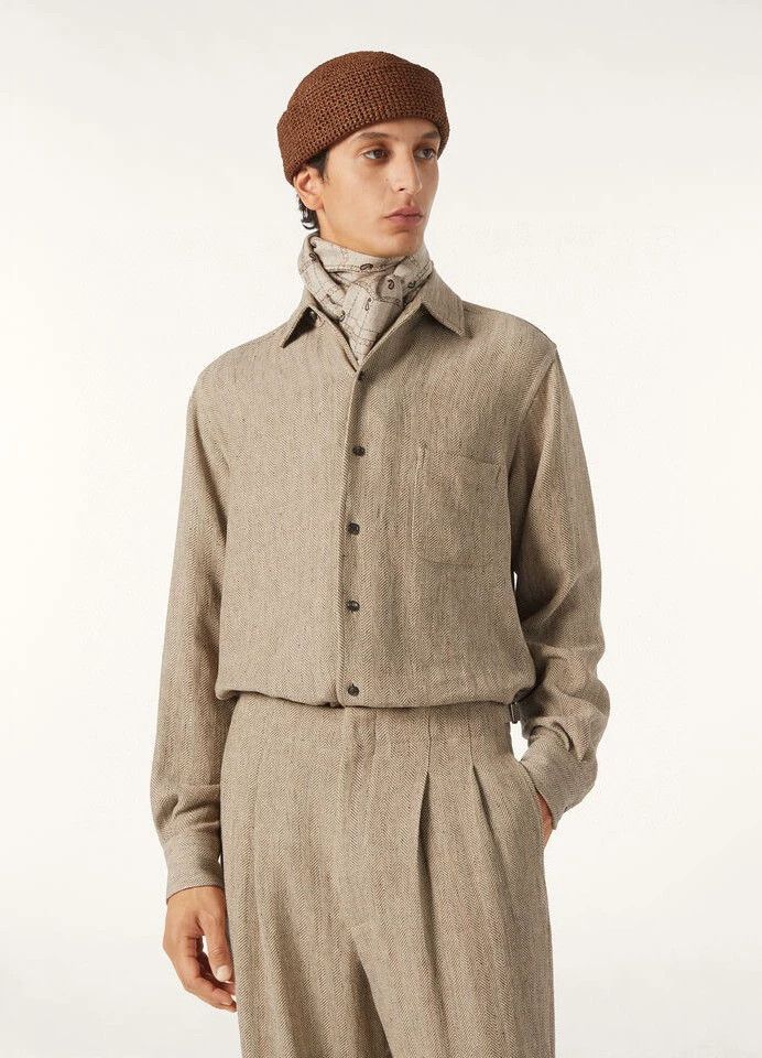 Loro Piana LORO PIANA Men's linen shirts Size US XS / EU 42 / 0 - 2 Thumbnail
