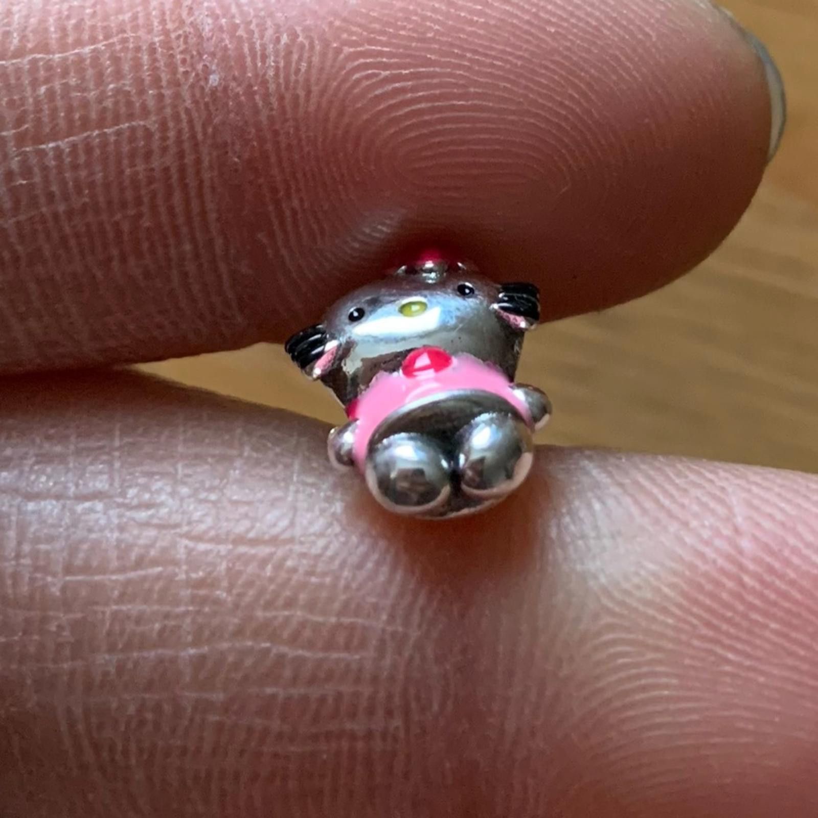 Designer NWOT Hello Kitty Charm Sterling Silver 925 Size ONE SIZE - 6 Thumbnail