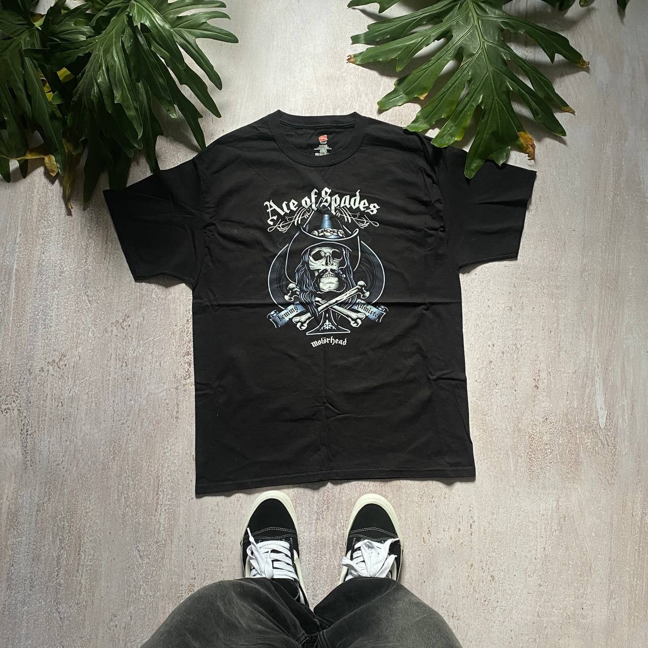 Band Tees × Vintage VINTAGE Y2K MOTORHEAD ACE OF SPADES BAND TOUR T SHIRT 8 Size US XL / EU 56 / 4 - 1 Thumbnail