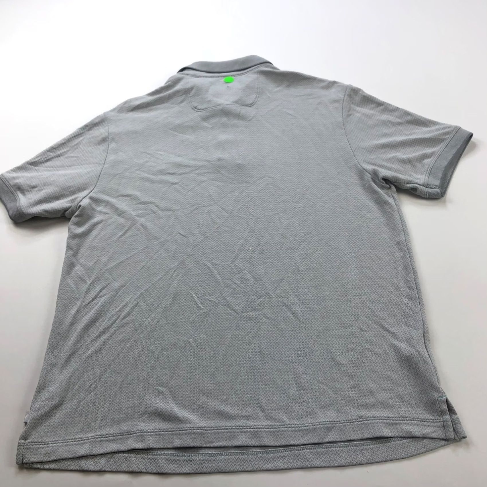 Tommy Bahama Tommy Bahama Polo Shirt M/L Modal Mens Short Sleeve Striped Gray Button Polo Shirt, Regular Fit, Image Size US M / EU 48-50 / 2 - 5 Thumbnail