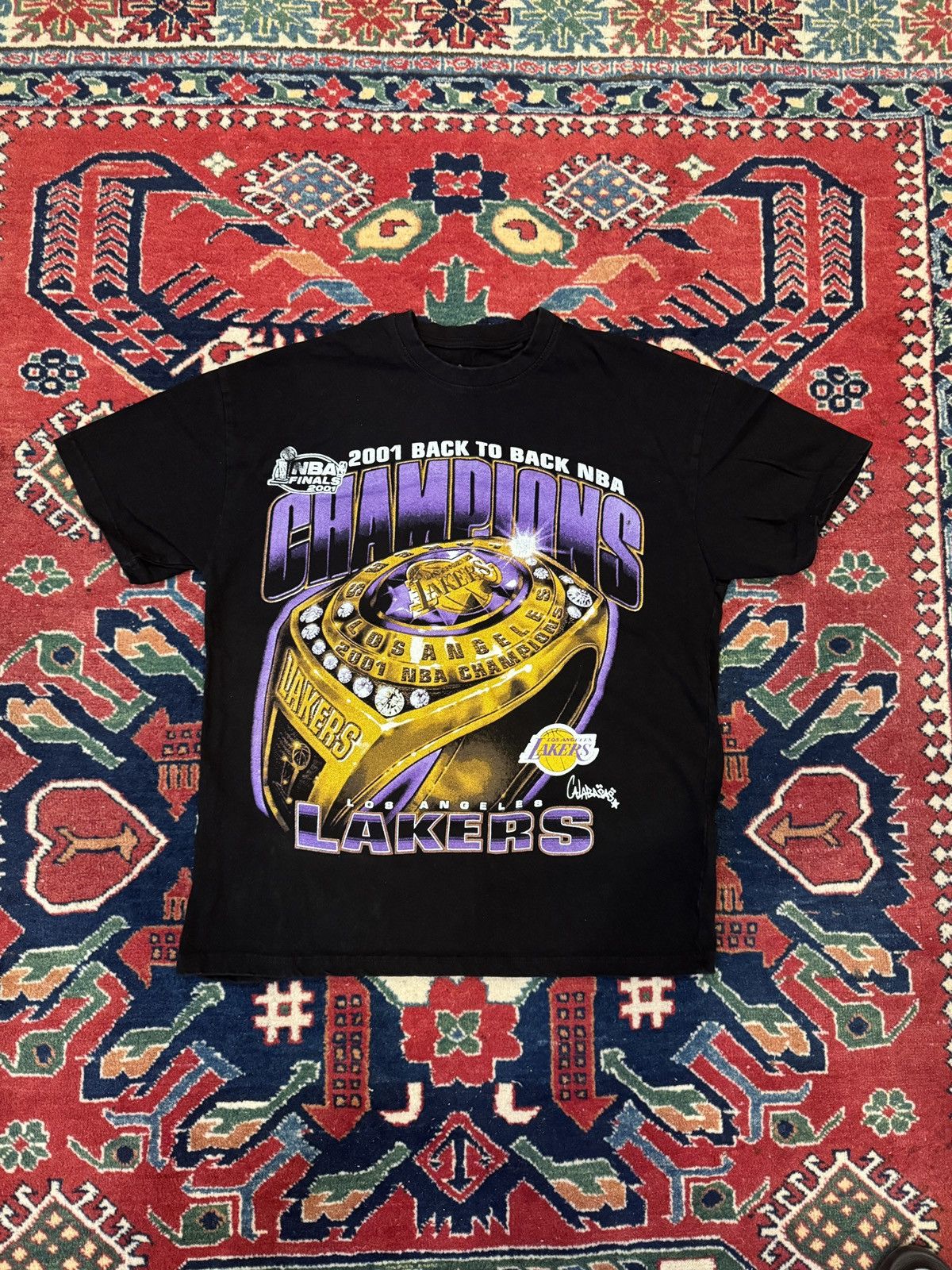 Nike × Sergio Calabasas Sergio Calabasas x Lakers Championship Tee Size US M / EU 48-50 / 2 - 1 Thumbnail