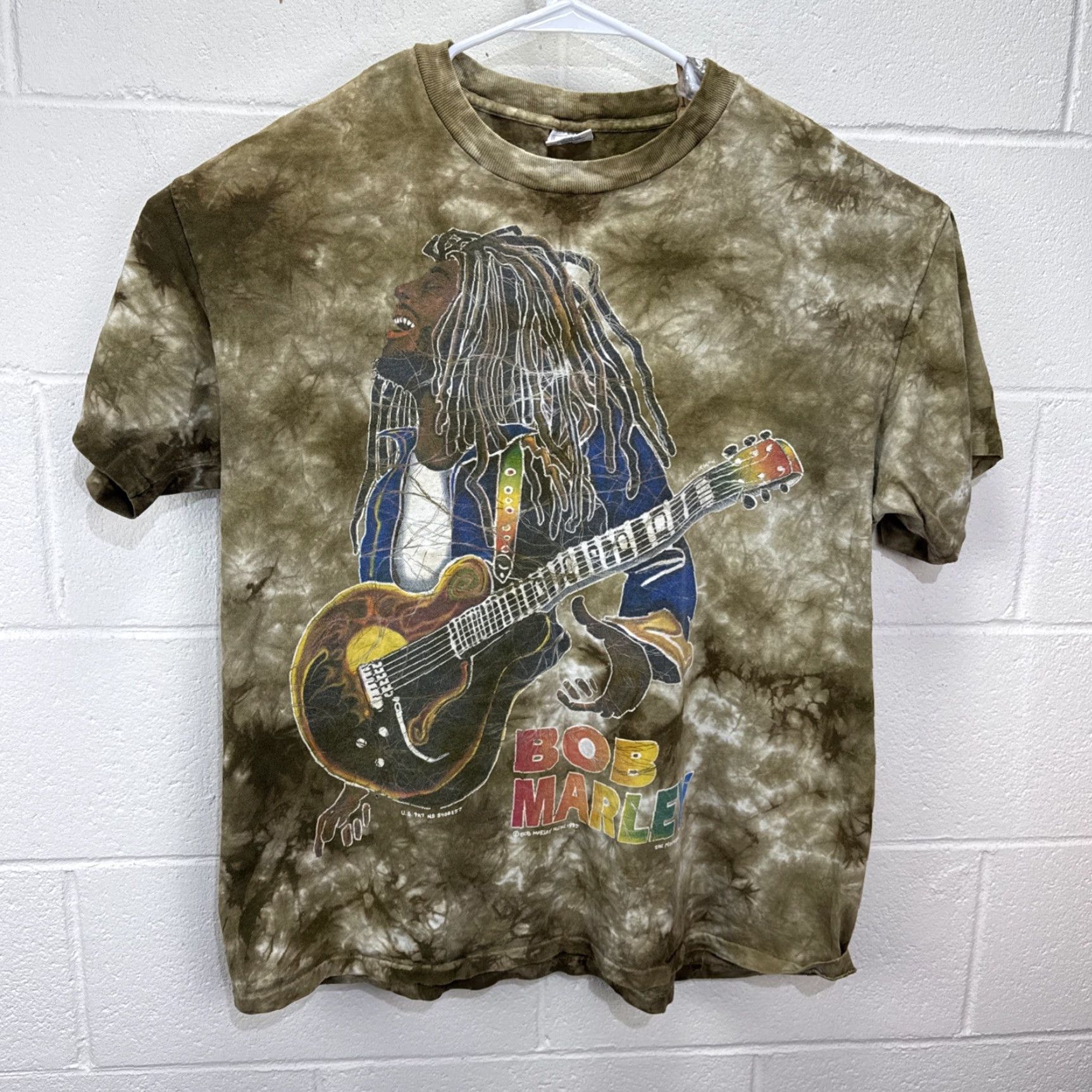 Delta VINTAGE Bob Marley T-Shirt Men Large Cotton Graphic Print 90s Reggae Music Hawaii Size US L / EU 52-54 / 3 - 2 Thumbnail