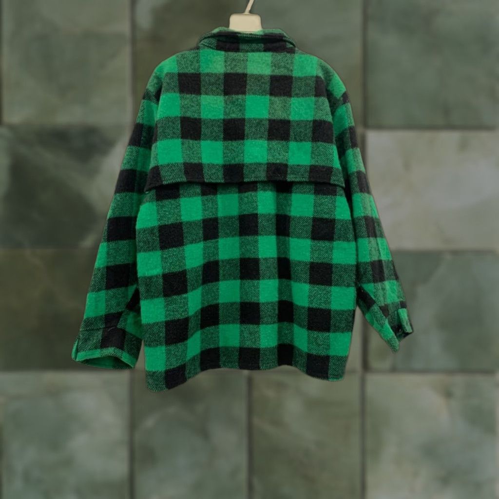 Vintage VINTAGE Big Bill Jacket Mens Wool Buffalo Plaid Green Black Canada L Size US L / EU 52-54 / 3 - 1 Thumbnail