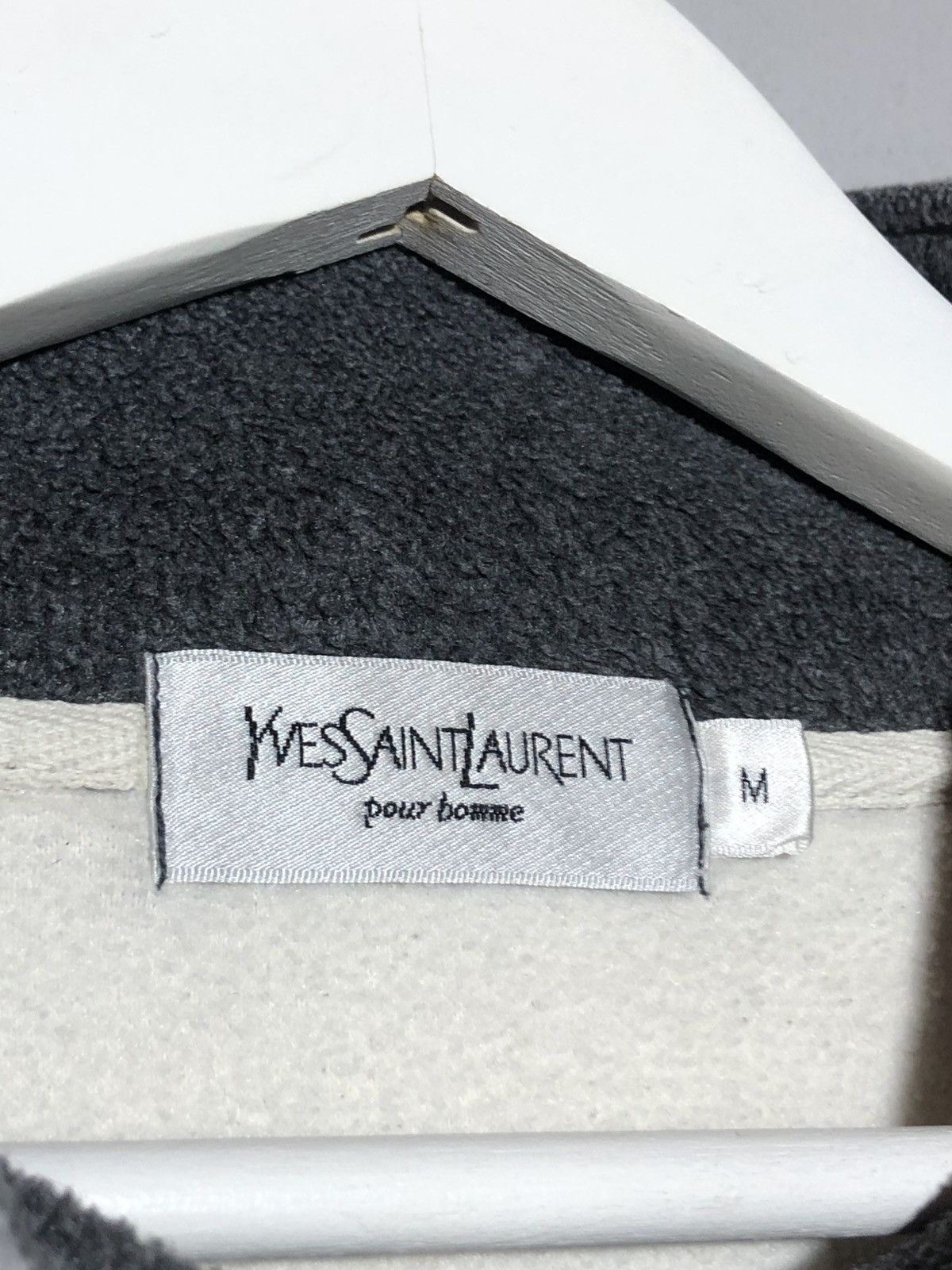 Yves Saint Laurent Vintage Yves Saint Laurent YSL Fleece Jacket Half Zip Size US M / EU 48-50 / 2 - 7 Thumbnail