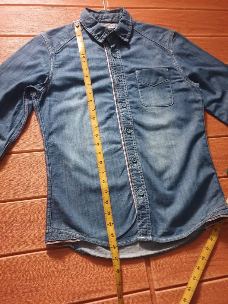 Japanese Brand 💥Simplicite Plus selvedge style Japanese Chambray Shirt Size US S / EU 44-46 / 1 - 9 Thumbnail