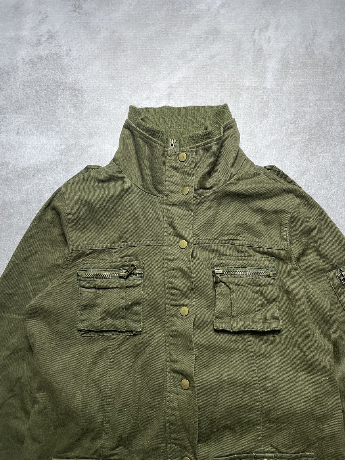 14th Addiction × Japanese Brand × Le Grande Bleu (L.G.B.) 2000’s Hucom - Cyber Military Style Jacket Size US M / EU 48-50 / 2 - 5 Thumbnail