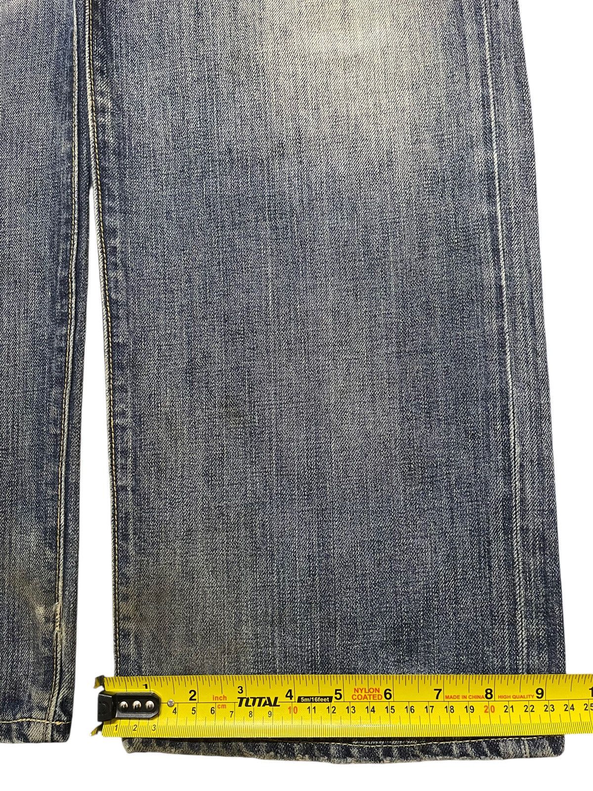 Gap Vintage 90s Gap Faded Mud Wash Distressed Wide Leg Baggy Size US 34 / EU 50 - 16 Thumbnail
