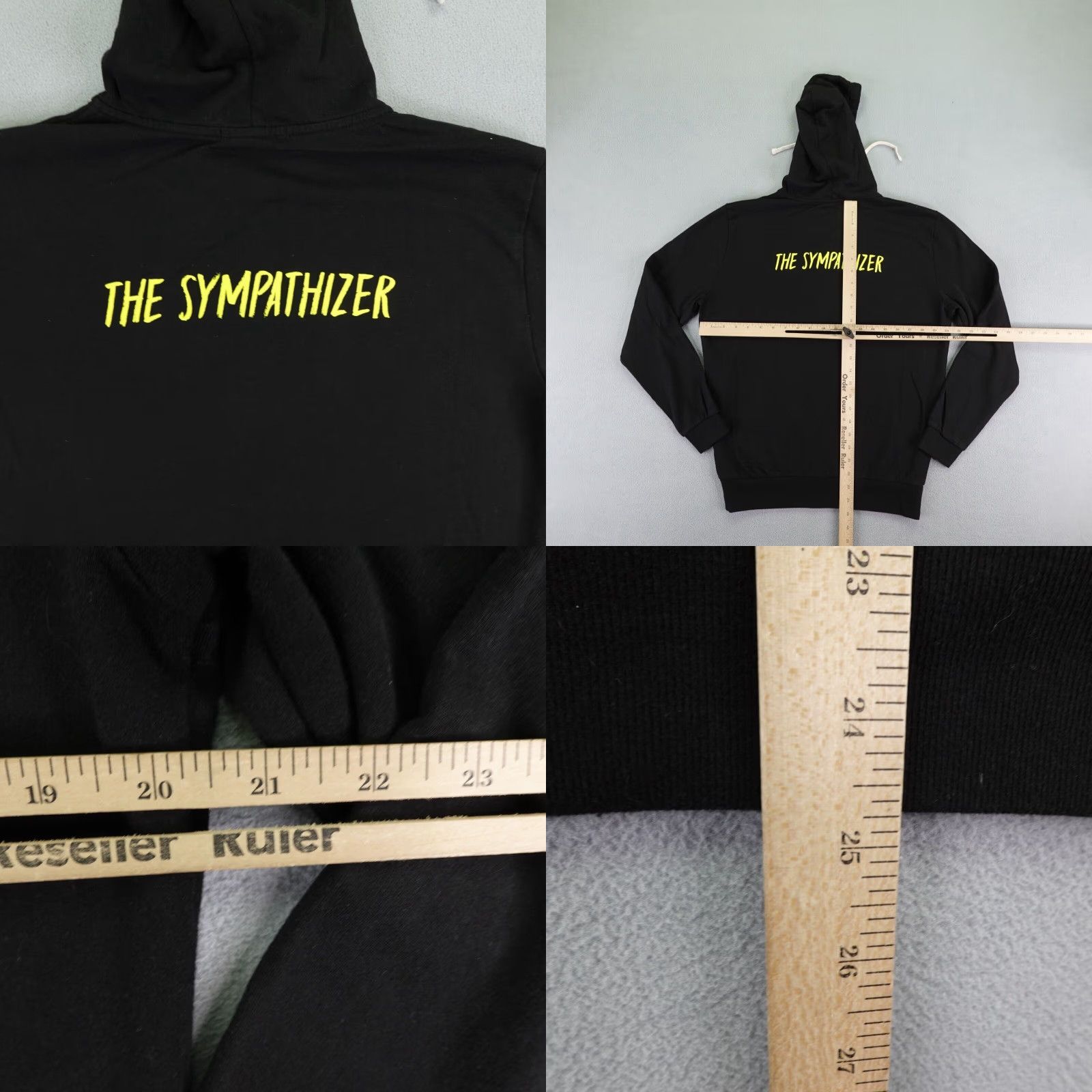Marine Layer VINTAGE Marine Layer Hoodie Men's Small Black Zip Up Sweater Jacket 90s Outdoor Cotton Modal Lyocell Size US S / EU 44-46 / 1 - 8 Thumbnail