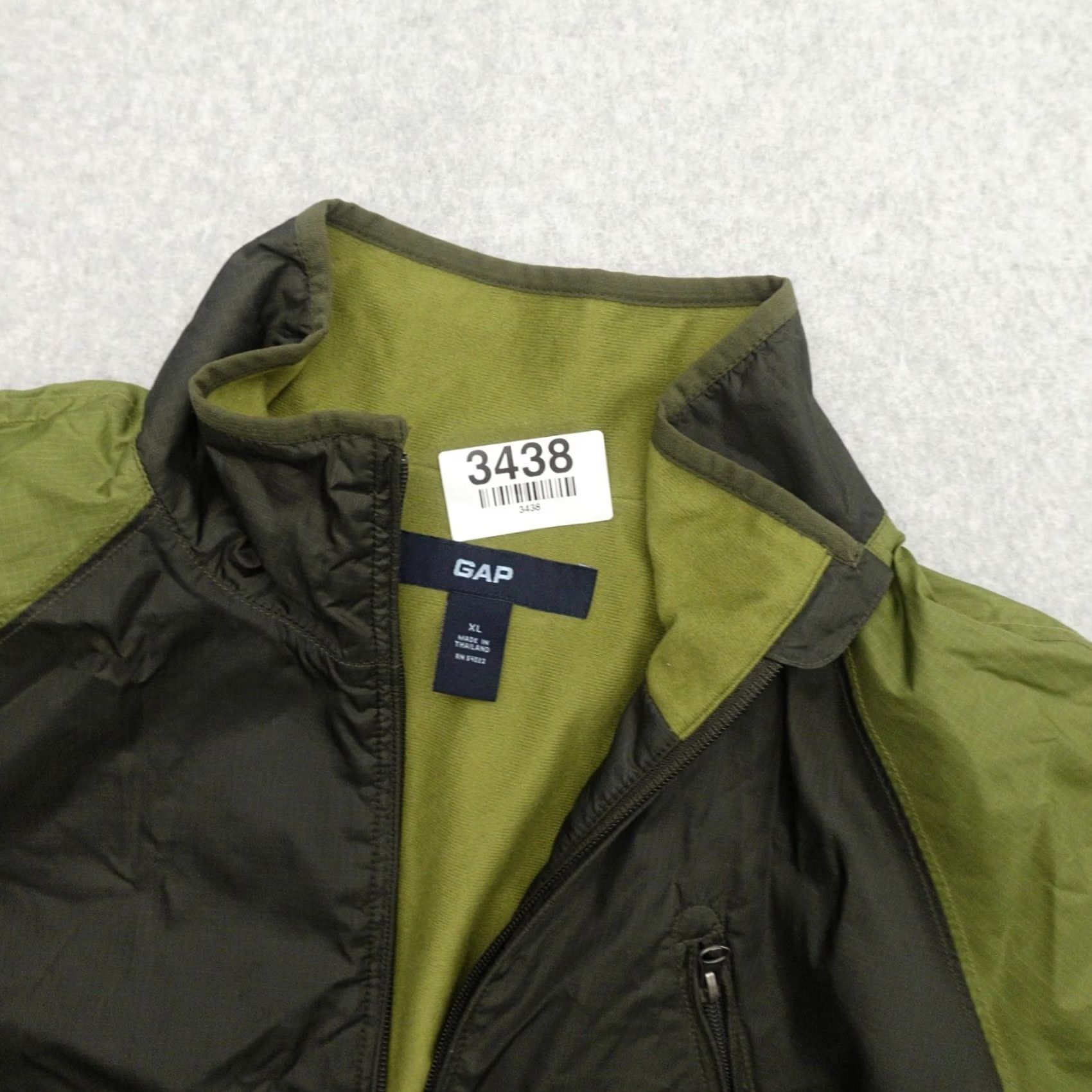 Gap GAP XL Olive Green Parachord Pullover Anorak Jacket Zipper Mens Size XL (26X30) Size US XL / EU 56 / 4 - 4 Thumbnail