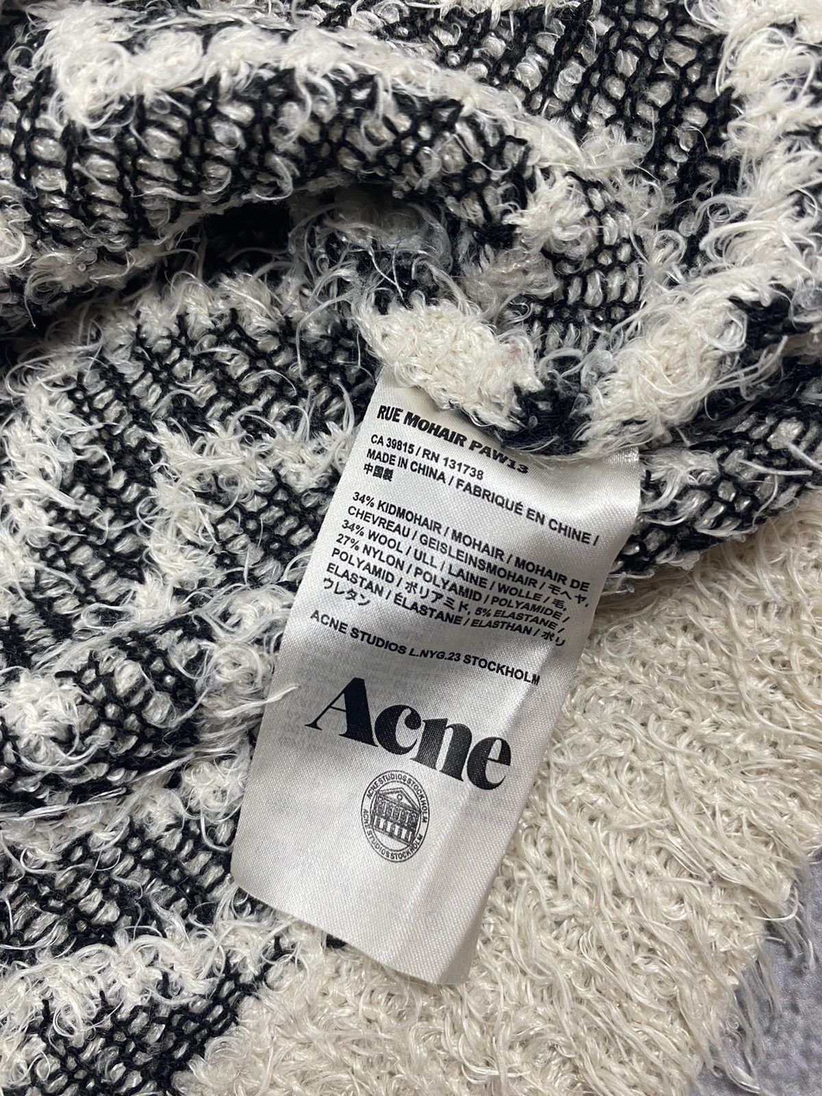 Acne Studios Acne Studios mohair rare sweater avant garde style wool a Size US S / EU 44-46 / 1 - 5 Thumbnail