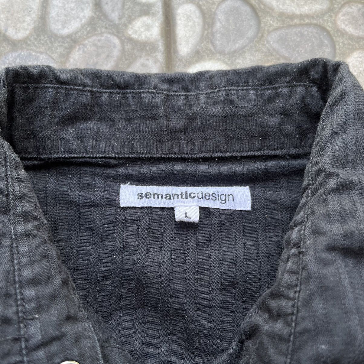 semanticdesign Semantic Design Snap Button Shirt Double Layer Size US M / EU 48-50 / 2 - 6 Thumbnail