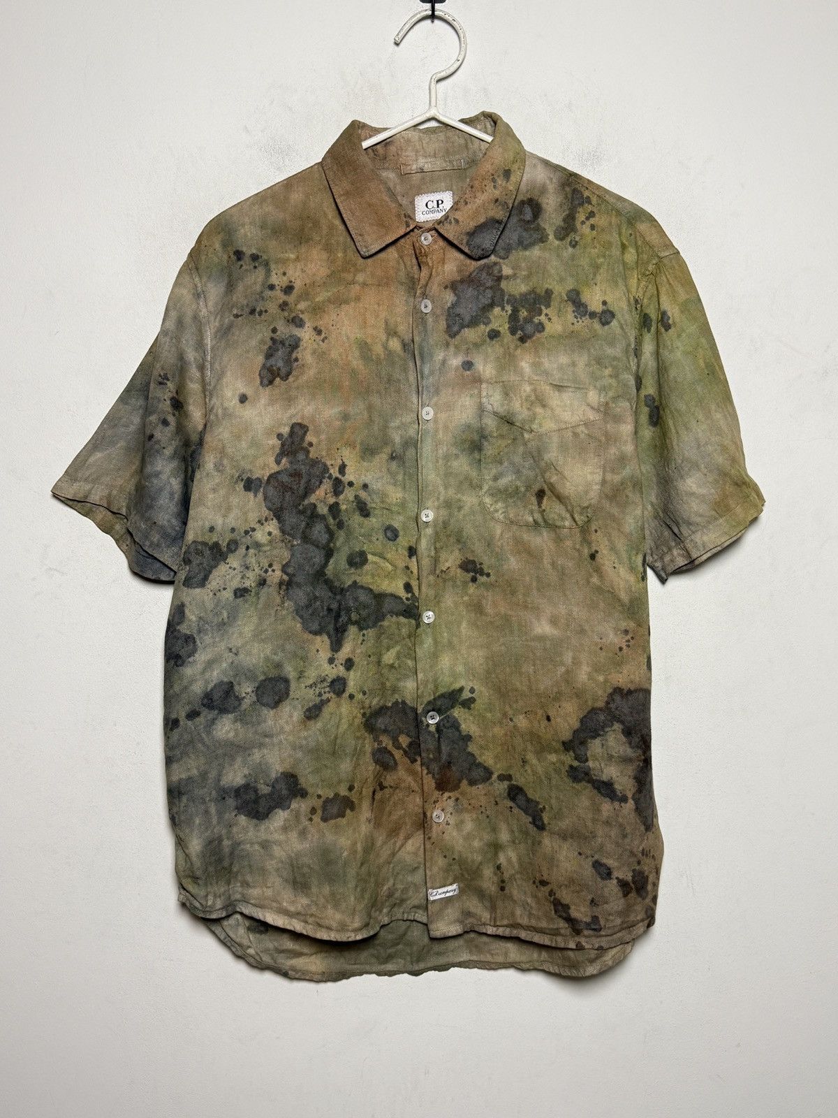 C.P. Company C.P. Company short sleeve button-up linen shirt Size US L / EU 52-54 / 3 - 1 Thumbnail
