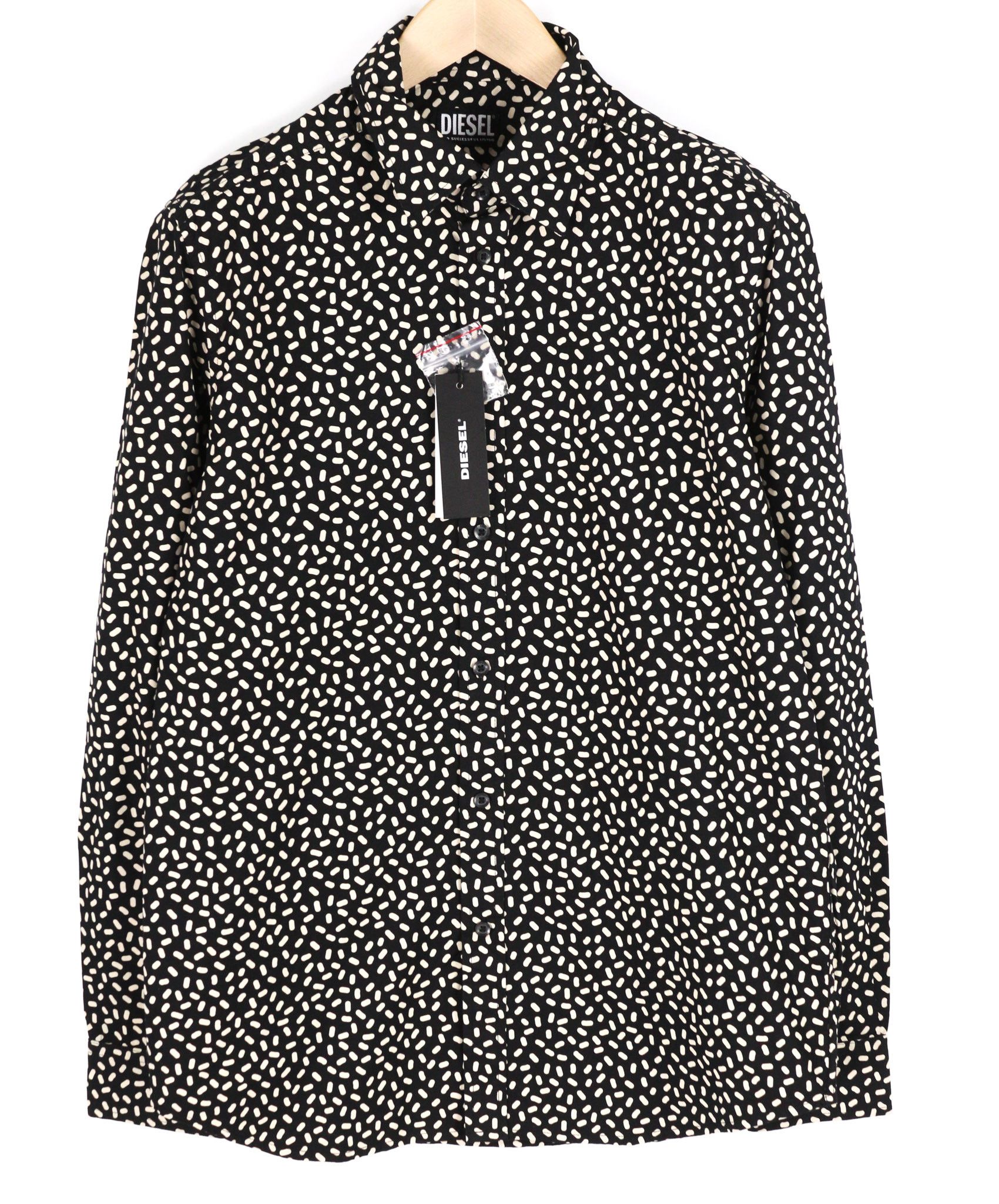 Diesel S-RILEY-PILLS L Patterned Spread Neck 40517 Size US L / EU 52-54 / 3 - 1 Thumbnail