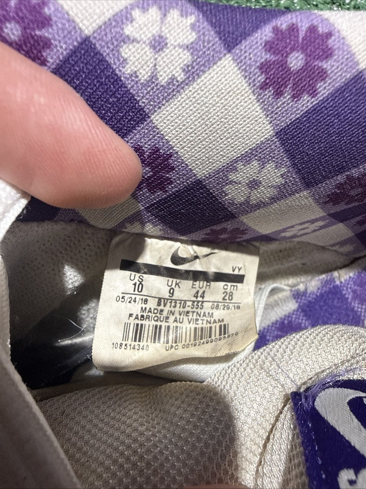 CNCPTS × Nike Nike SB Dunk Low Concepts Purple Lobster Size US 10 / EU 43 - 6 Thumbnail