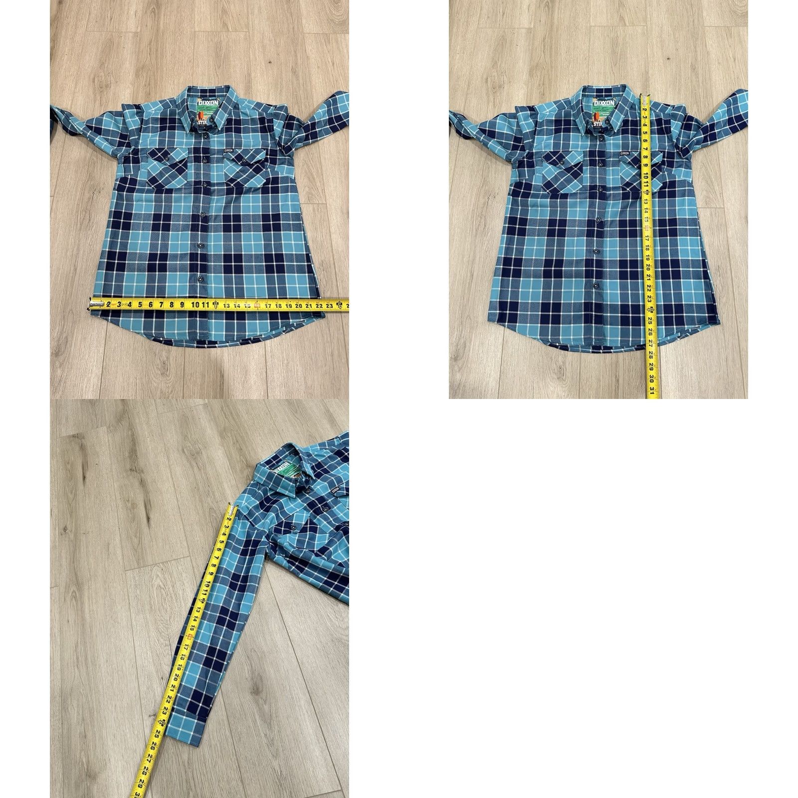 Vintage Dixxon Flannel Company Shirt Womens Large Blue Plaid Button Down Flannel Size L / US 10 / IT 46 - 9 Thumbnail