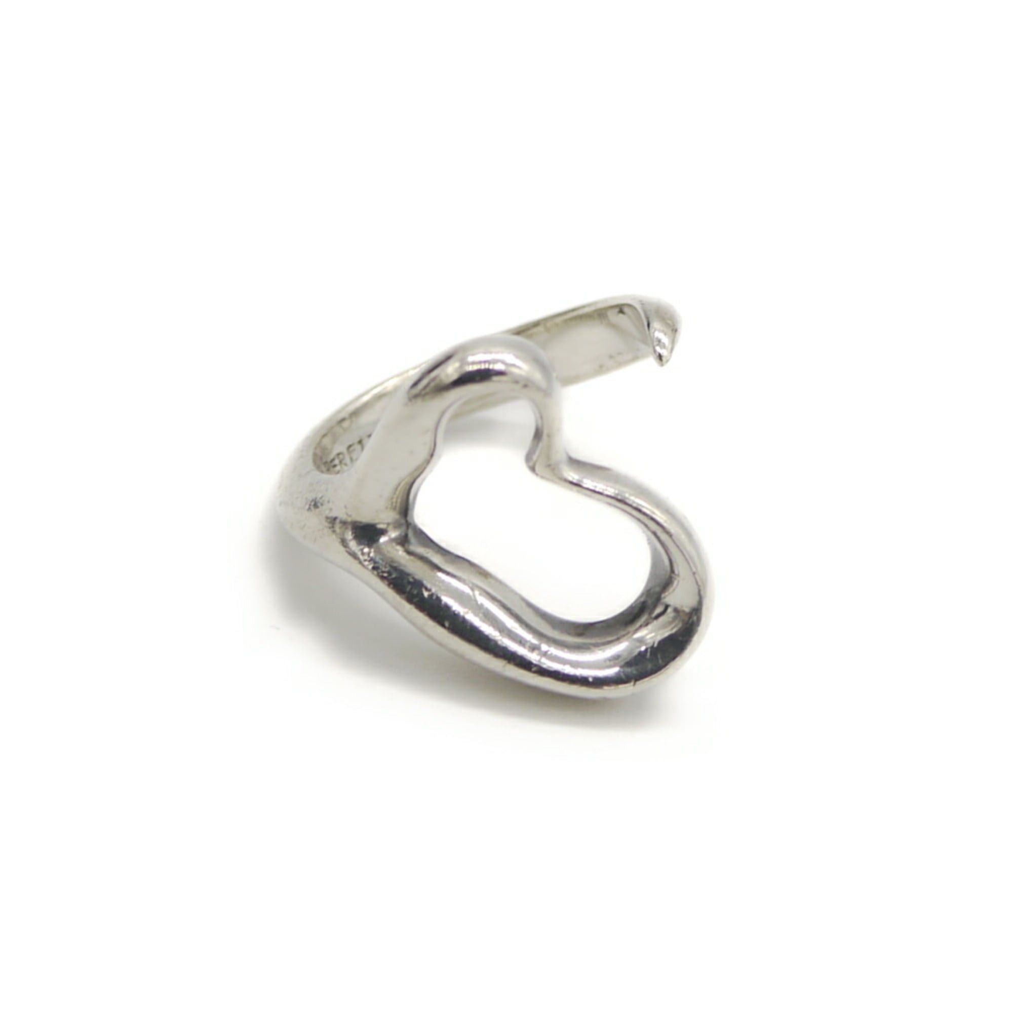 Tiffany & Co. TIFFANY & Co. Tiffany Elsa Peretti Heart Cuff Ring, Silver 925, Size 9 Size ONE SIZE - 1 Thumbnail