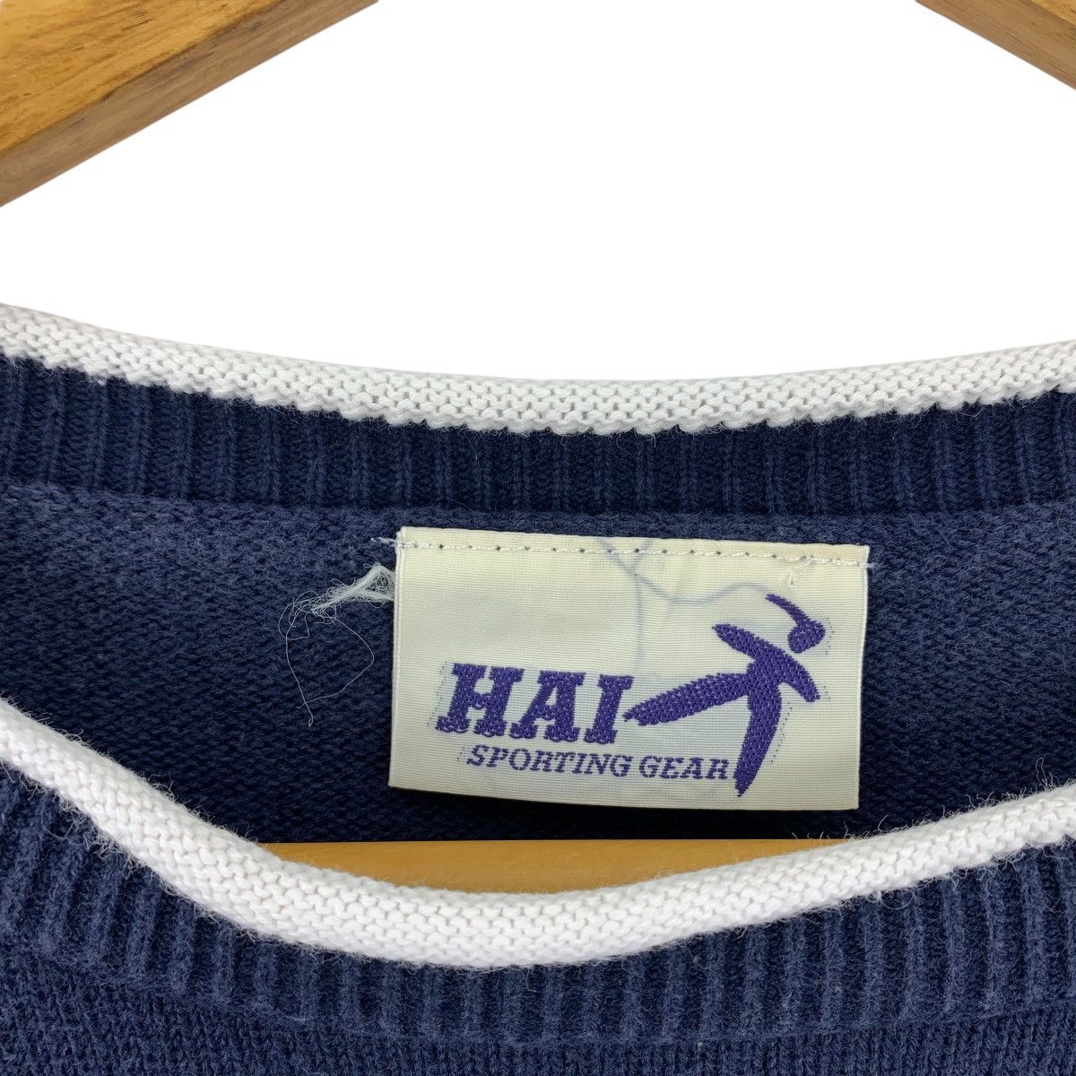 Issey Miyake × Vintage Vintage HAI SPORTING GEAR By ISSEY MIYAKE embroidery tee Size US M / EU 48-50 / 2 - 3 Thumbnail