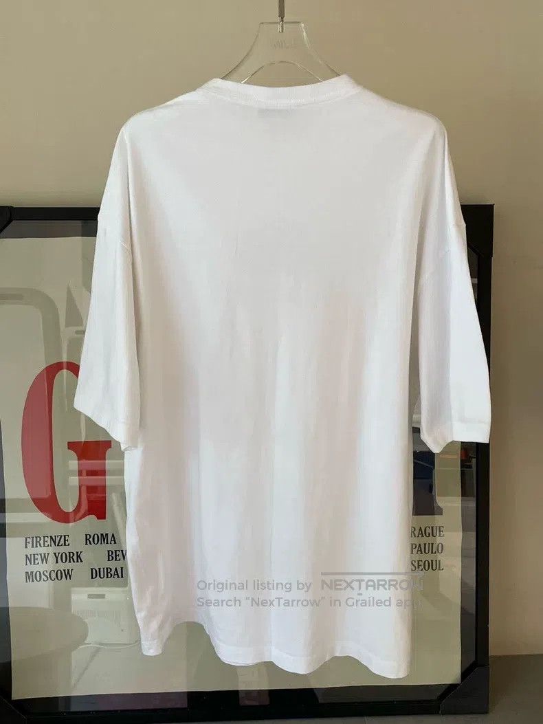 Balenciaga Balenciaga White lock logo chest printed letter short-slee Size US S / EU 44-46 / 1 - 4 Thumbnail