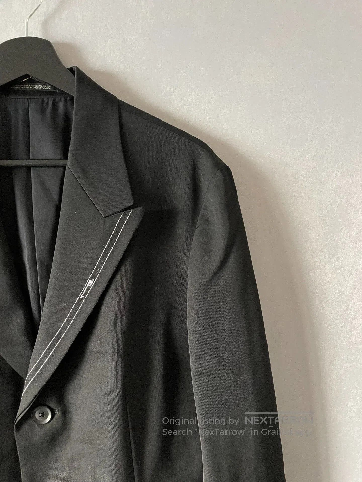 Yohji Yamamoto asymmetrical jacket with sleeve patch by yohji yamamoto. Size US S / EU 44-46 / 1 - 3 Thumbnail