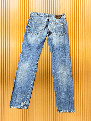 G-Star × Vintage Vintage G Star raw distressed denim regular fit jeans Size US 32 / EU 48 - 1 Thumbnail