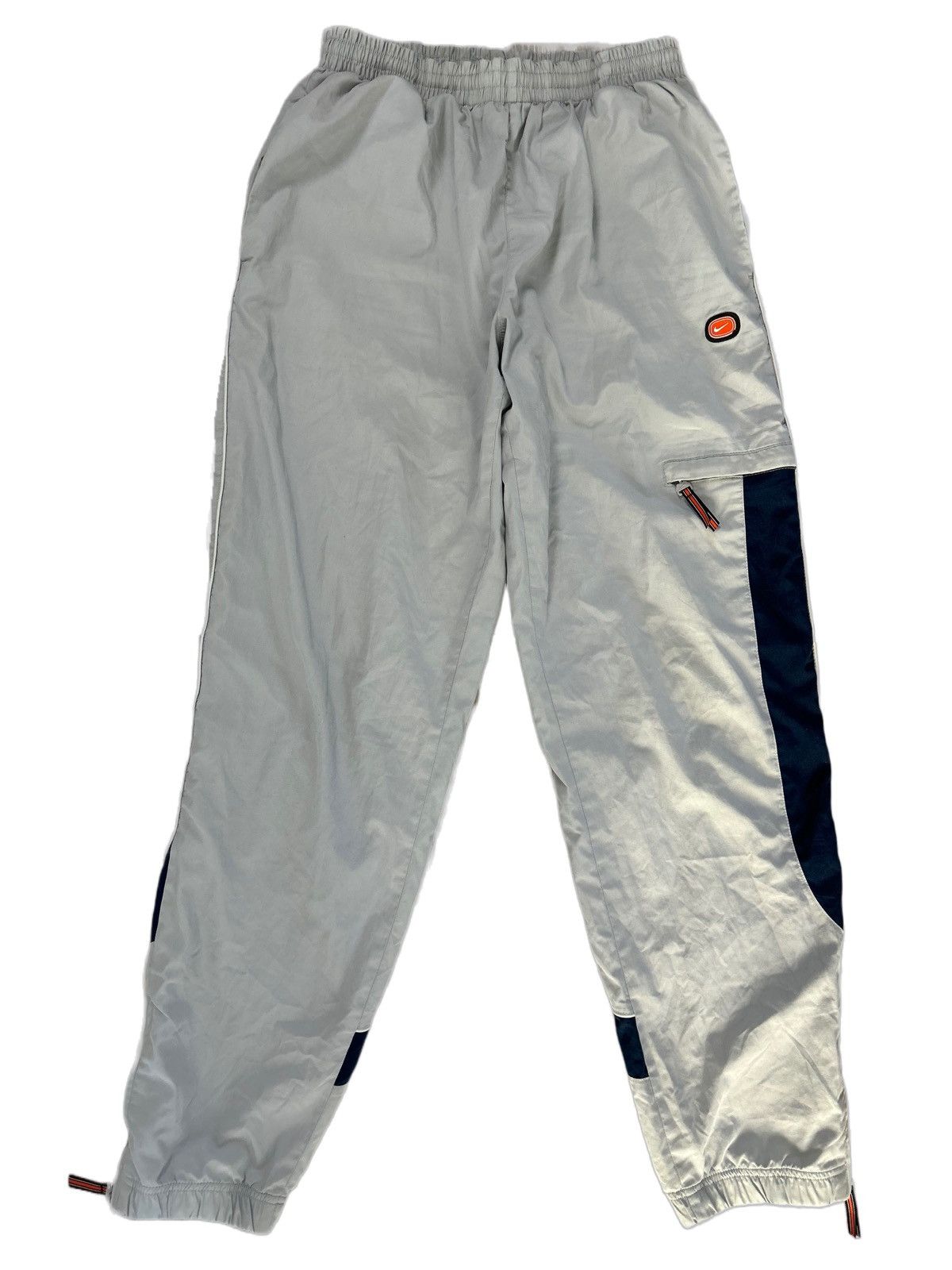 Nike vintage grey track pants small logo 2000s cargo – Refitted