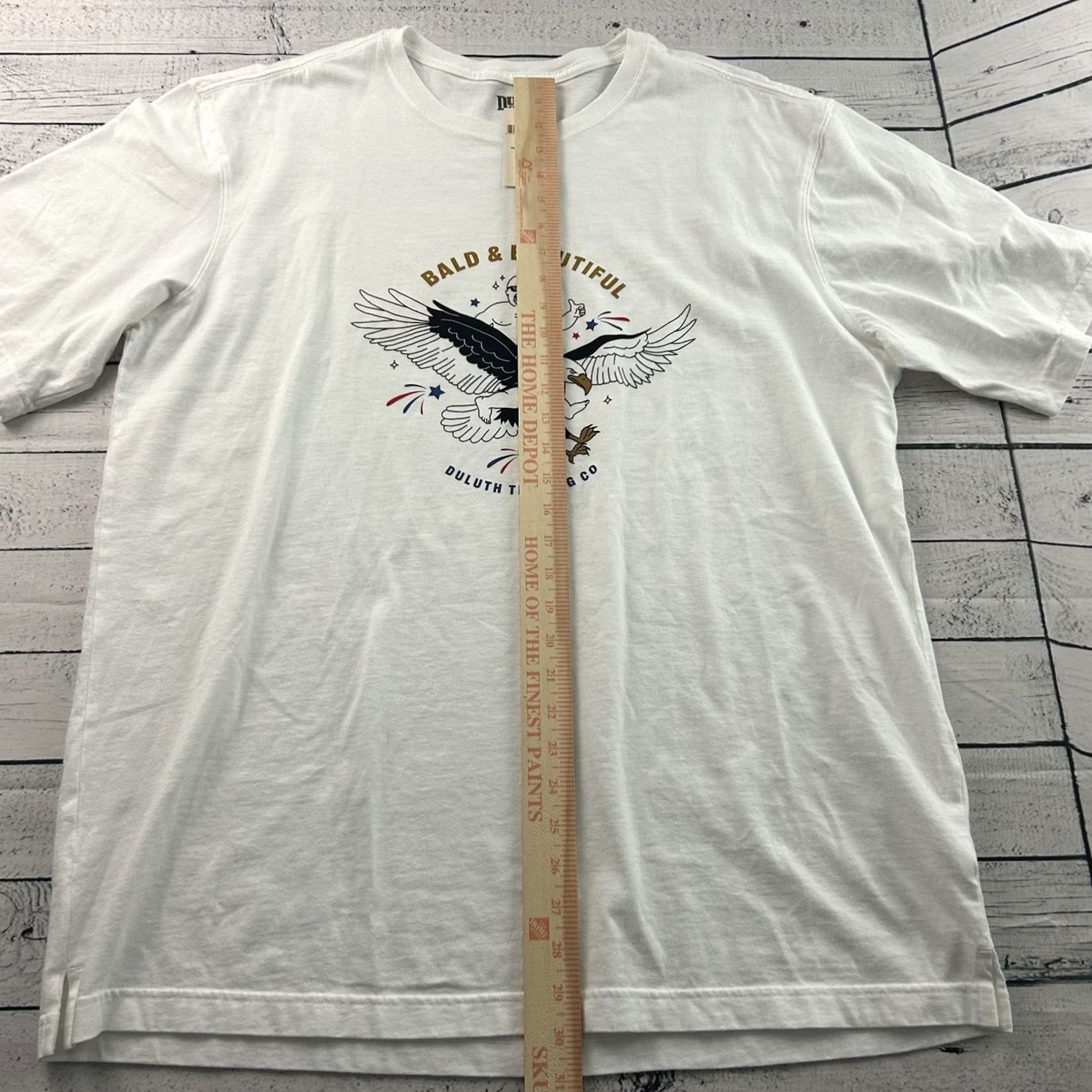 Vintage Duluth Trading Short Sleeve Relaxed Fit Longtail T Shirt Men L White Size US L / EU 52-54 / 3 - 2 Thumbnail
