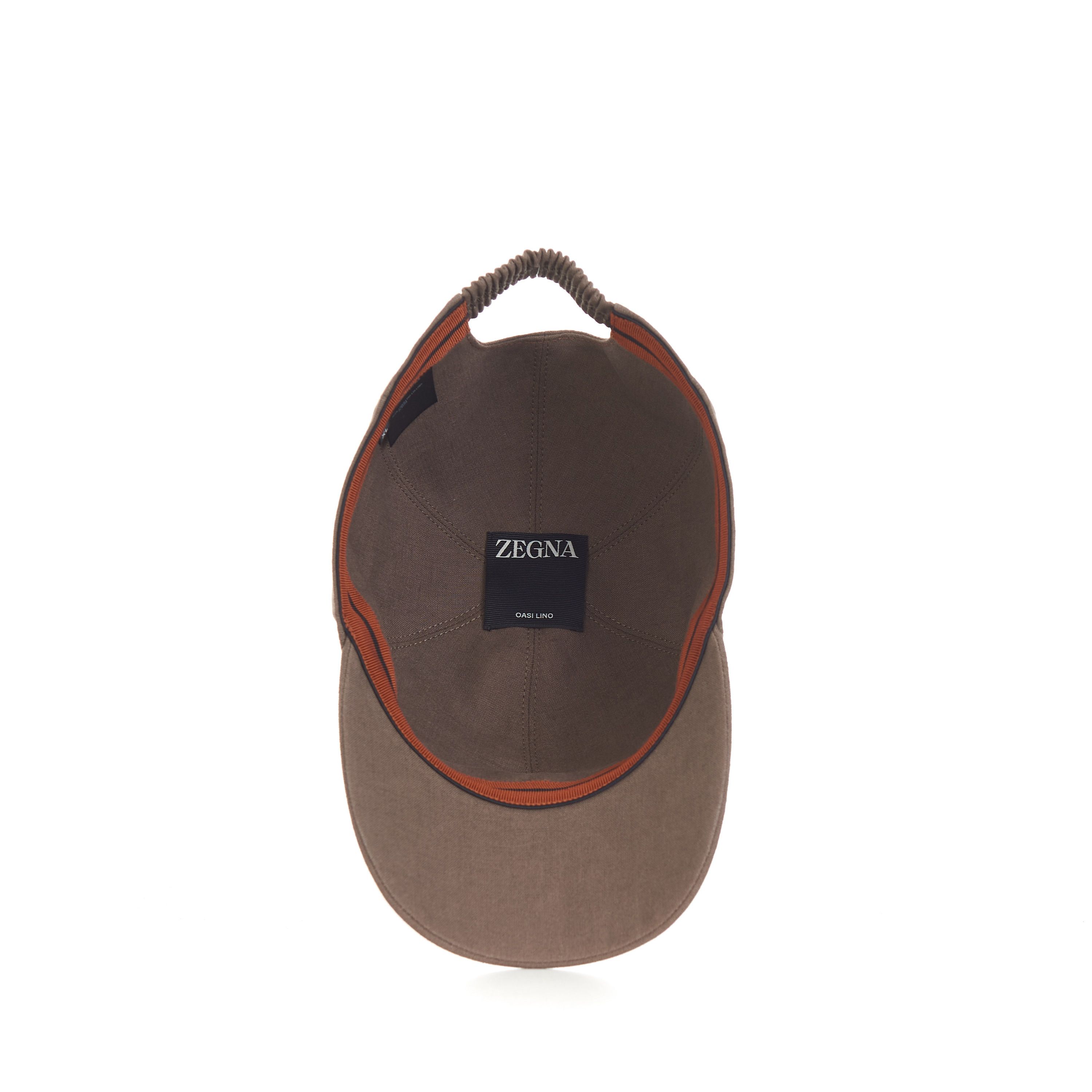 Ermenegildo Zegna Light Brown Oasi Lino Baseball Cap Size XL Size ONE SIZE - 9 Thumbnail