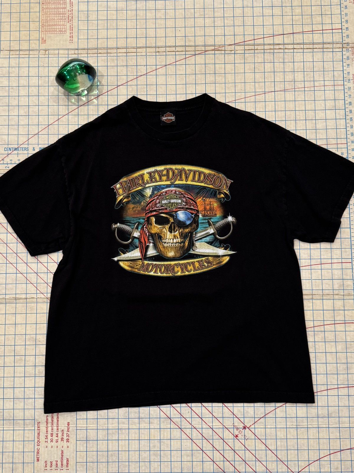 Harley Davidson Harley Davidson Pirate Skull and Crossbones Graphic Tee XL Size US XL / EU 56 / 4 - 1 Thumbnail