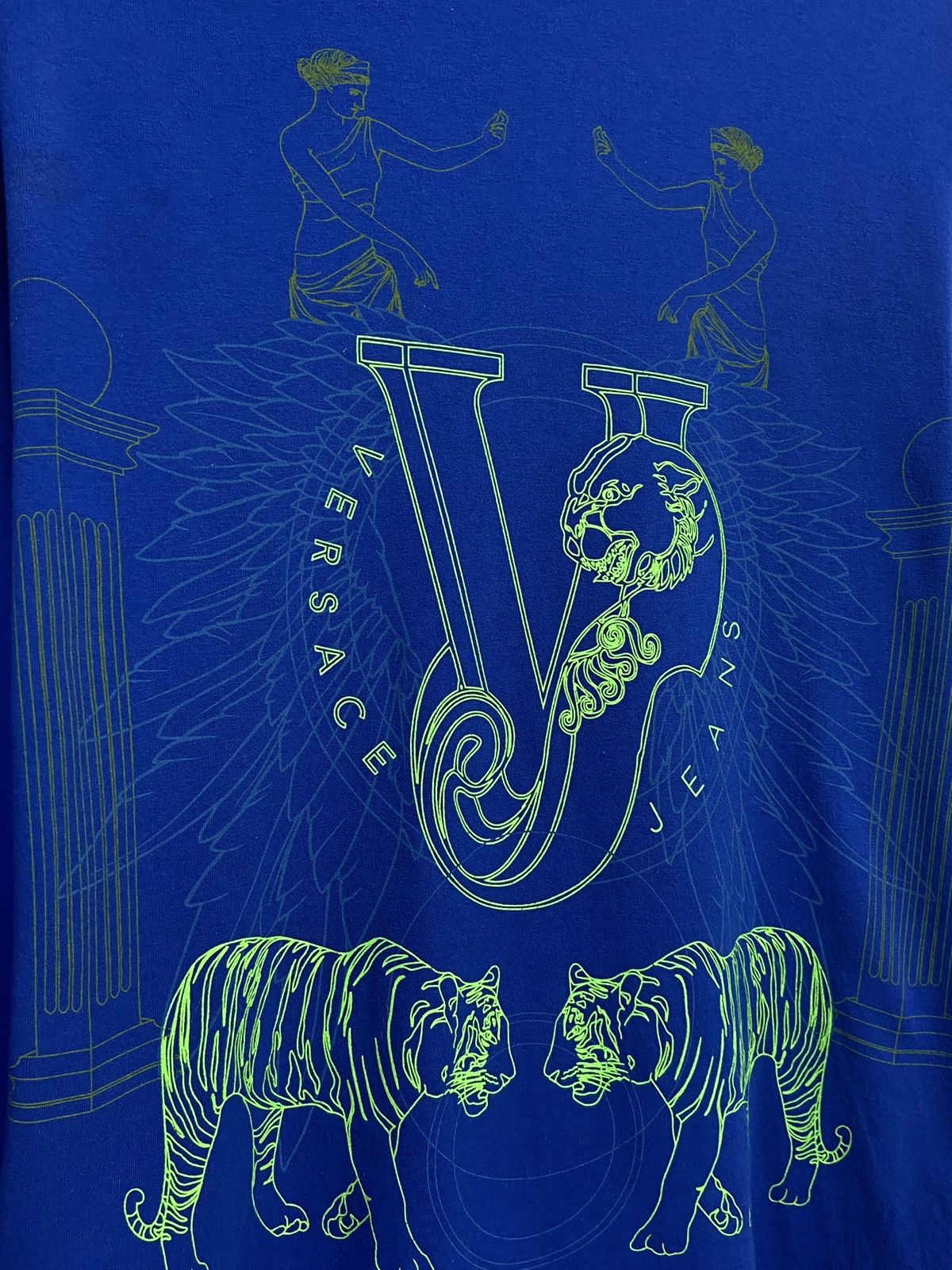 Versace Versace long sleeve sweatshirt blue Size US M / EU 48-50 / 2 - 6 Thumbnail