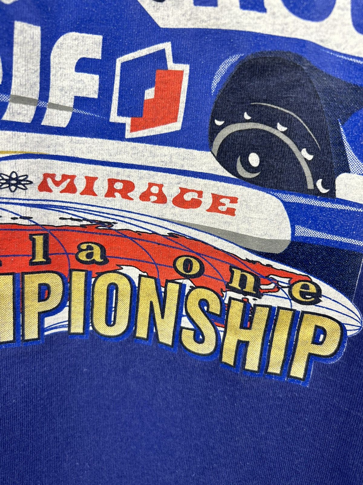 Vintage Vintage 90s Rothmans Williams Renault World Champions Tee Size US XL / EU 56 / 4 - 11 Thumbnail