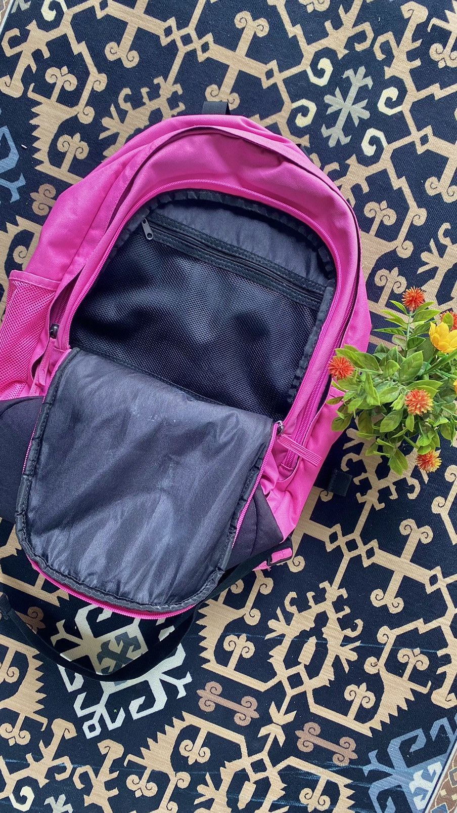 Nike Nike Hayward 2.0 Swoosh Pink Rucksack With Tags Size ONE SIZE - 4 Thumbnail