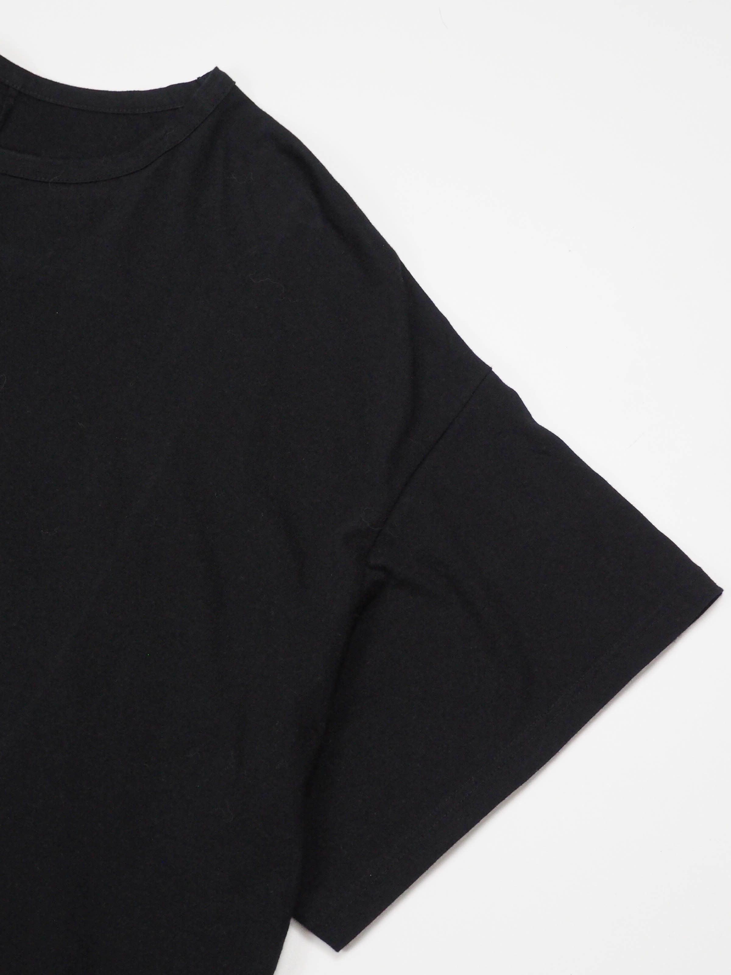 Yohji Yamamoto Yohji Yamamoto Black and Black tee Size US M / EU 48-50 / 2 - 8 Thumbnail