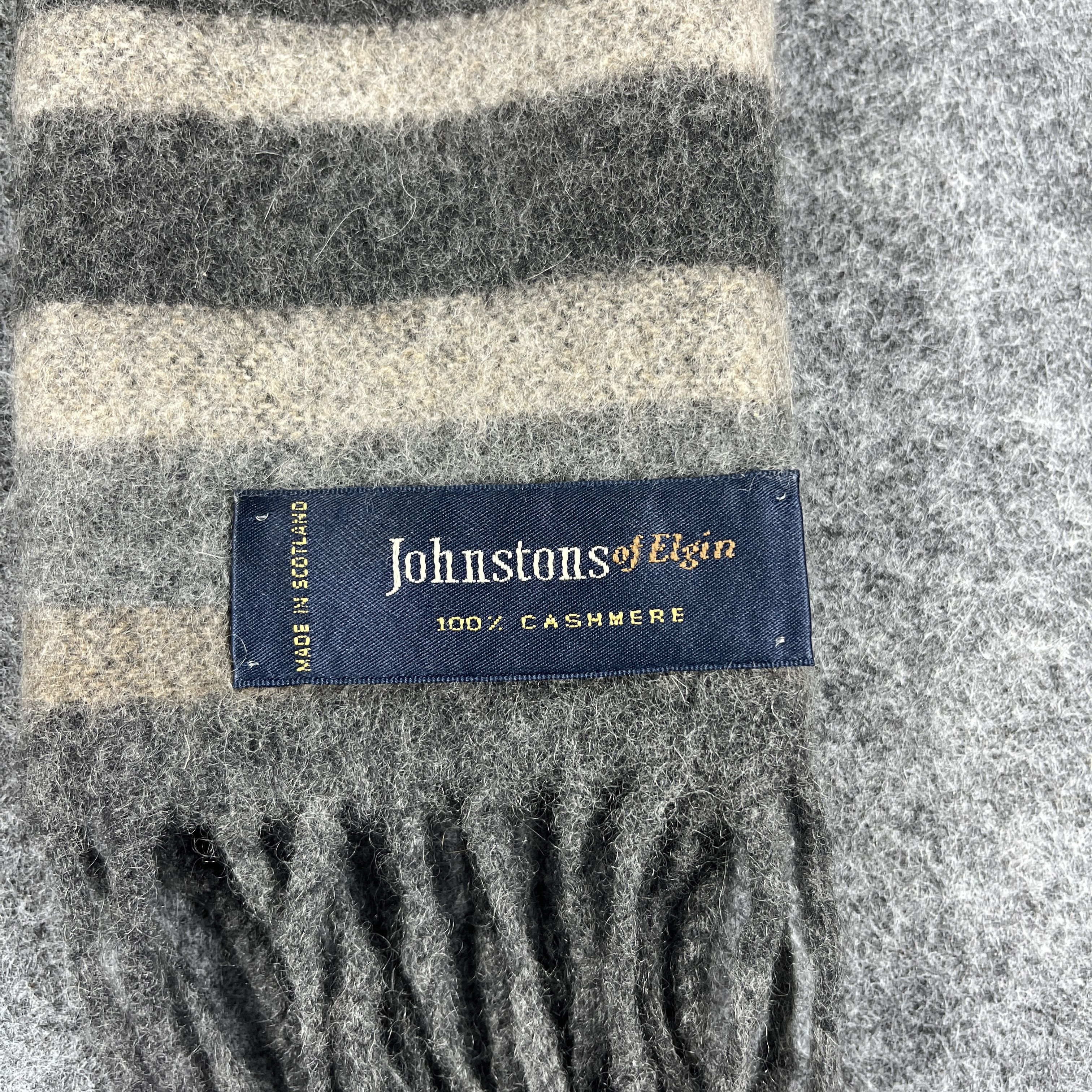 Johnstons Of Elgin × Vintage Johnstons Of Elgin Scarf / Muffler / Neckwear T1062 Size ONE SIZE - 10 Thumbnail