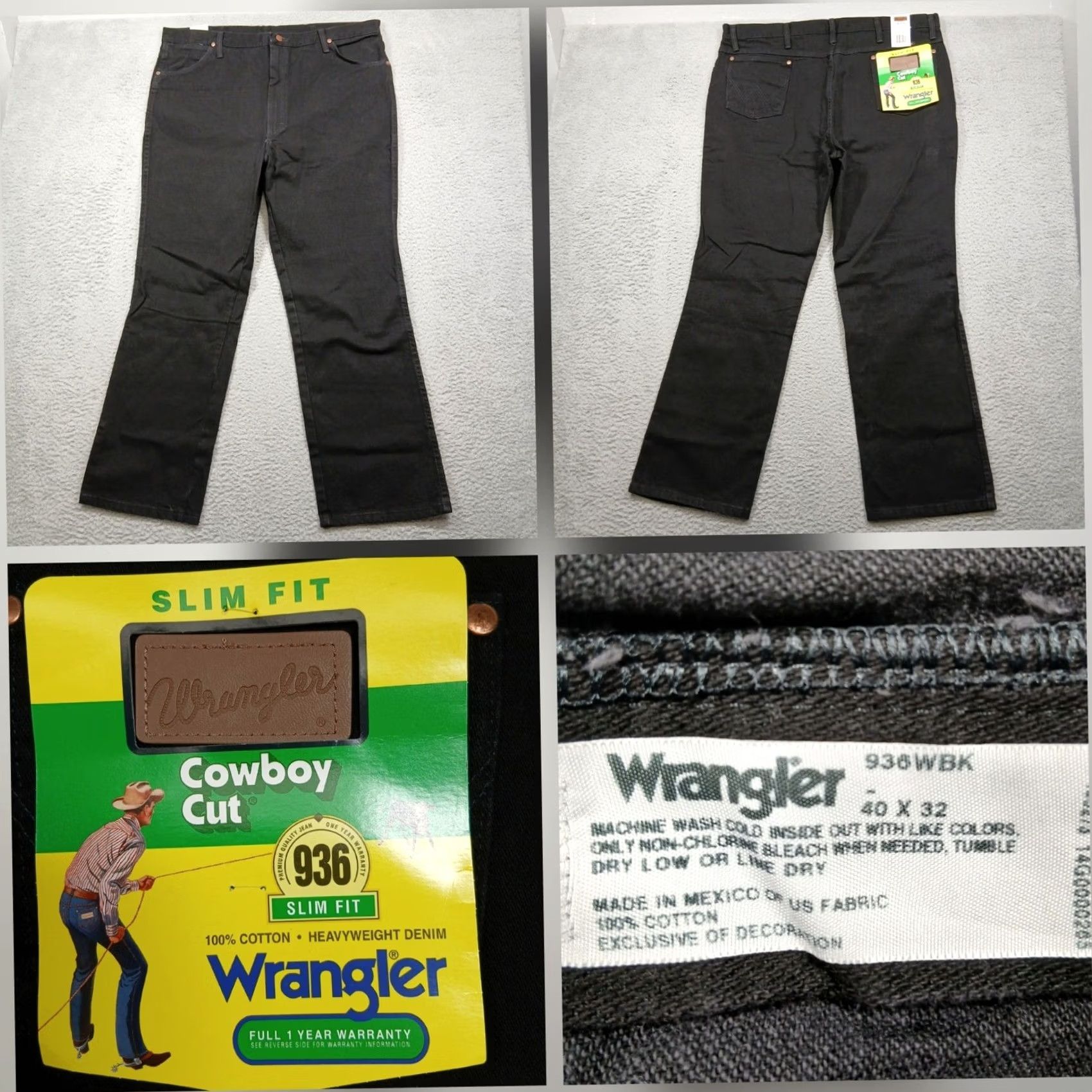 Wrangler VINTAGE (none) Size US 40 / EU 56 - 2 Thumbnail