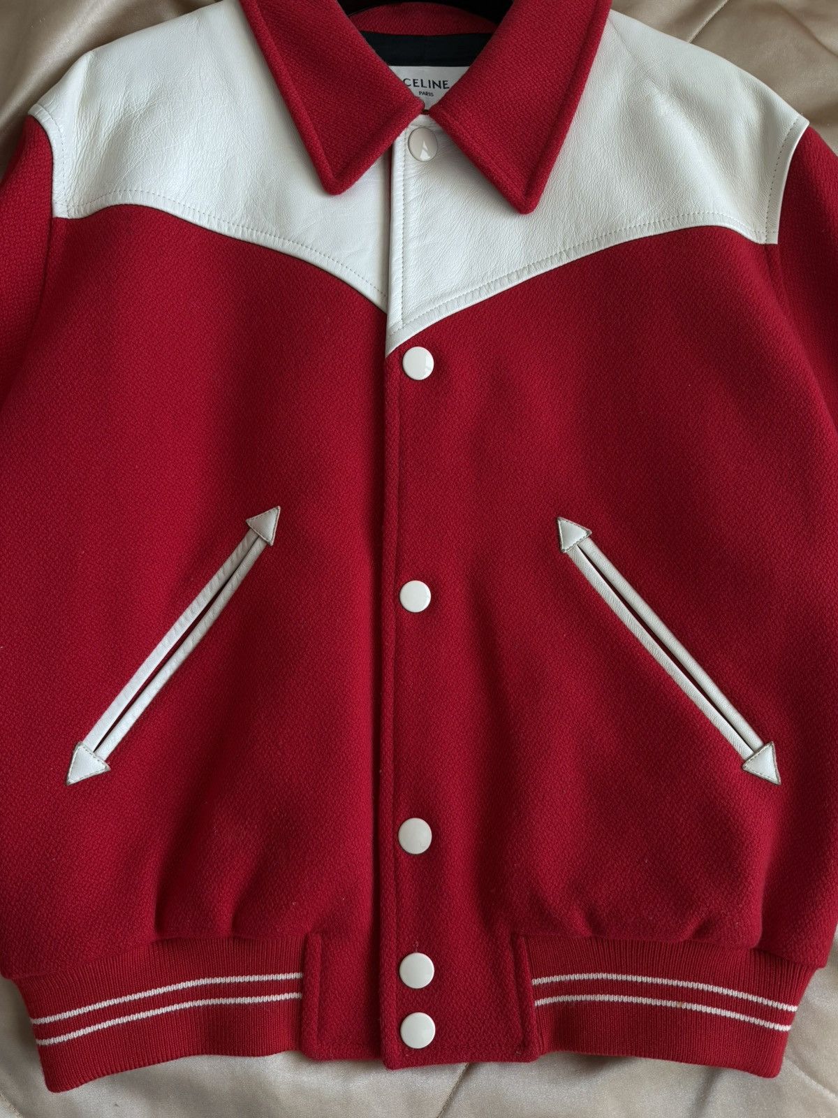 Celine *Hedi Slimane* Celine Western Teddy Jacket Size US S / EU 44-46 / 1 - 6 Thumbnail
