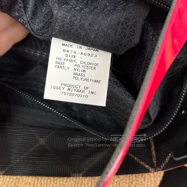 Issey Miyake Issey Miyake Pink Handbag Size ONE SIZE - 7 Thumbnail