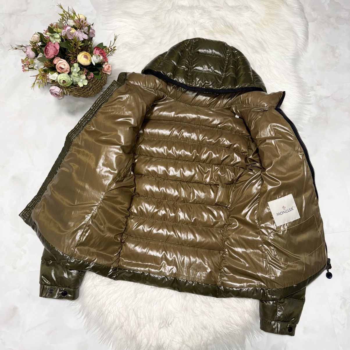 Moncler Genuine Moncler Hooded Double Zip Down Jacket Coat 0 Olive Size S / US 4 / IT 40 - 7 Thumbnail