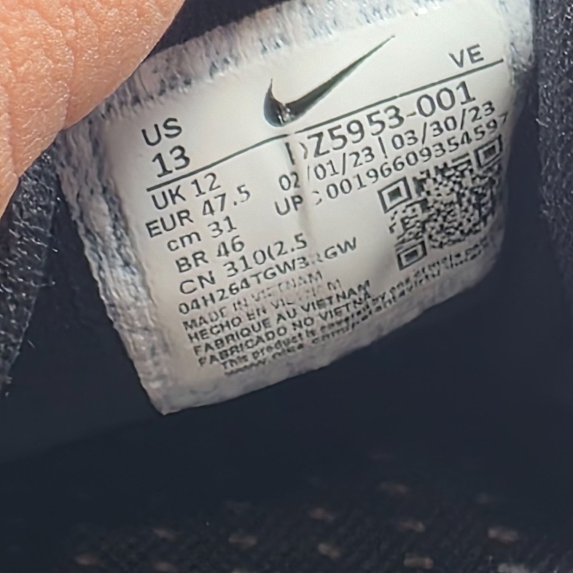 Nike Nike Air Zoom Pegasus 40 Las Vegas Raiders Mens Size 13 Blac Size US 13 / EU 46 - 6 Thumbnail