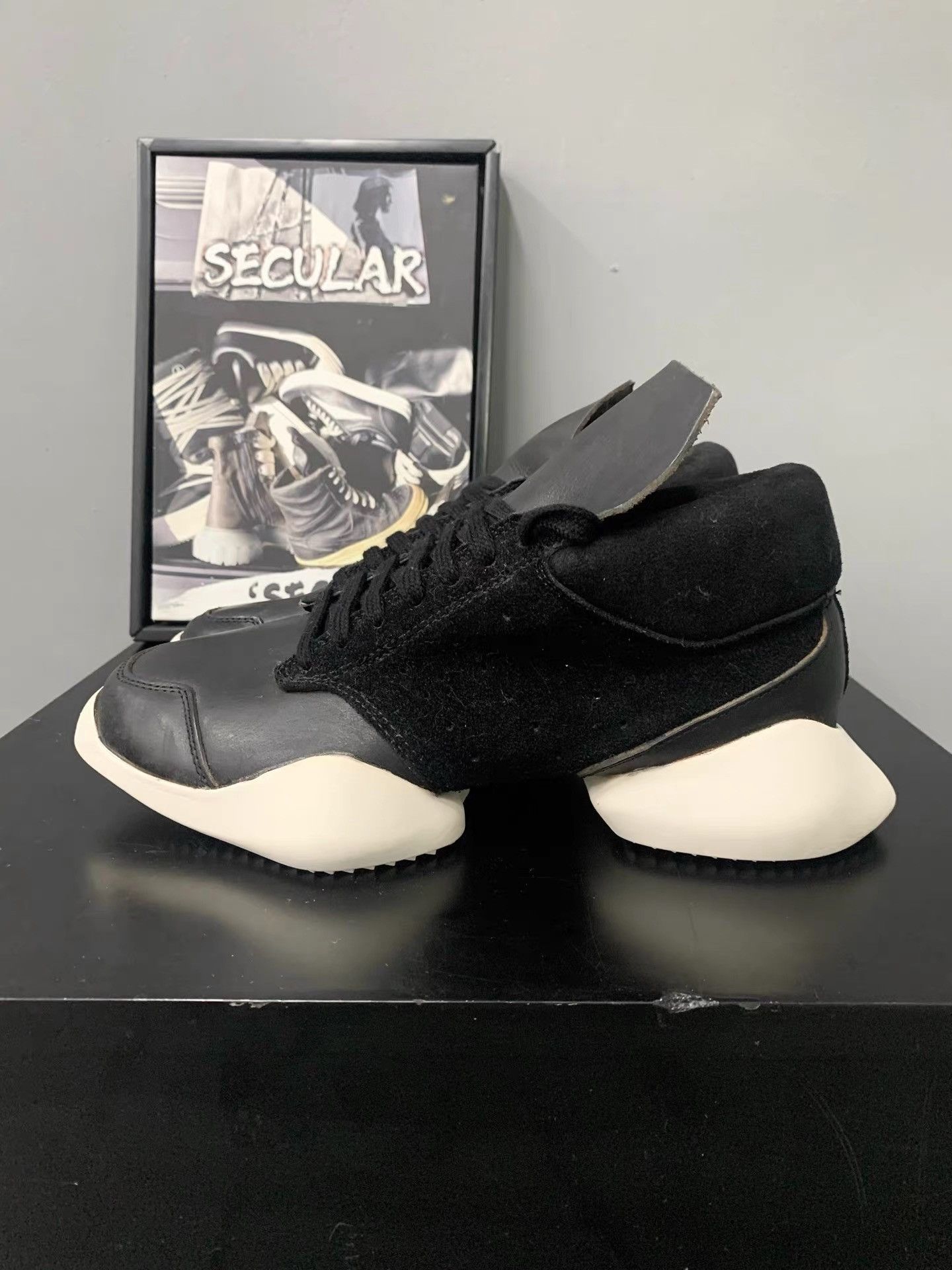 Rick Owens Rick Owens×Adidas Co-branded Hoof Running Shoes K34 Size US 6 / EU 39 - 2 Thumbnail