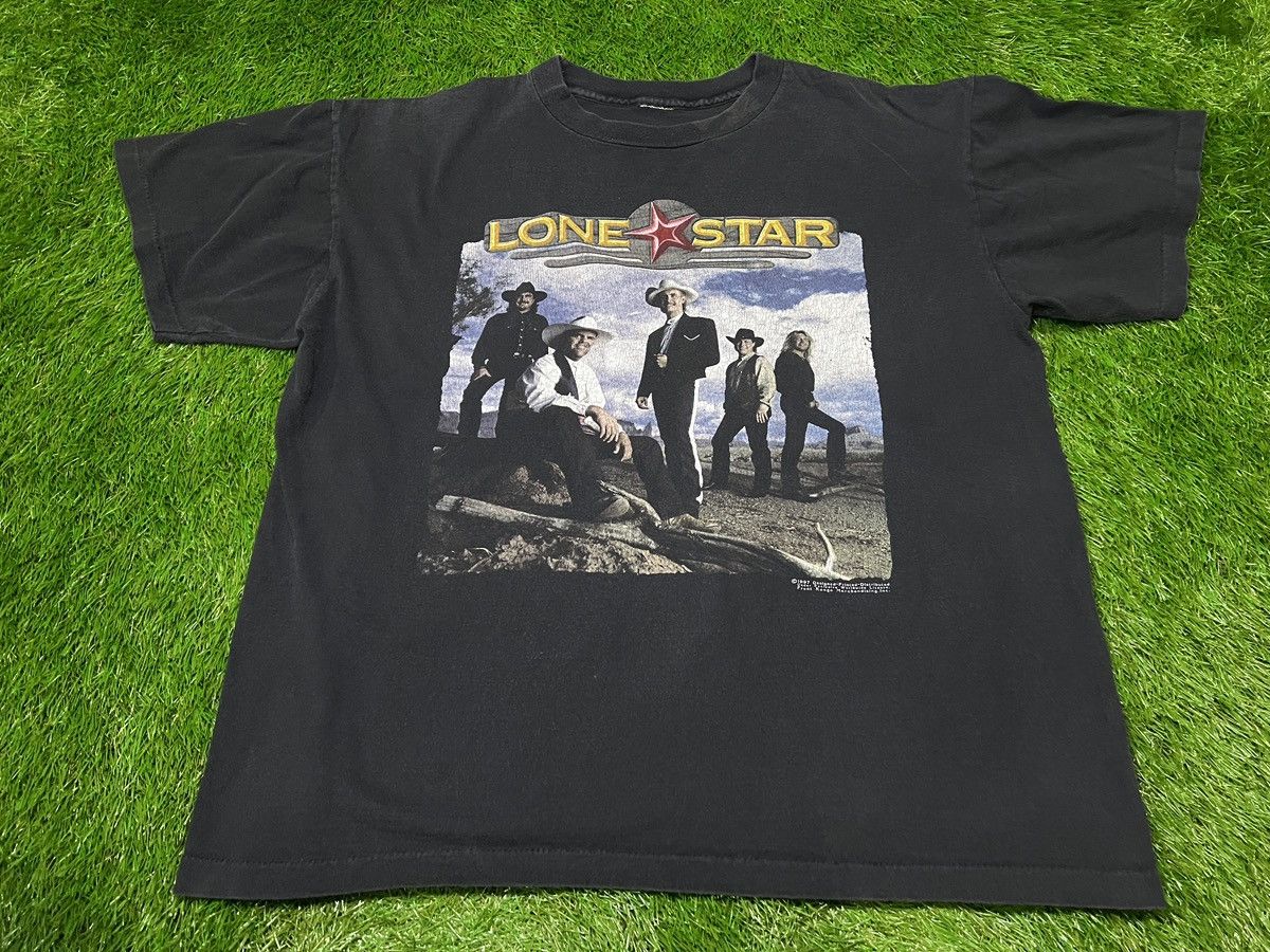 Band Tees Vintage Lone Star Concert T Shirt 1997 Crazy Nights Tour Size US XL / EU 56 / 4 - 1 Thumbnail