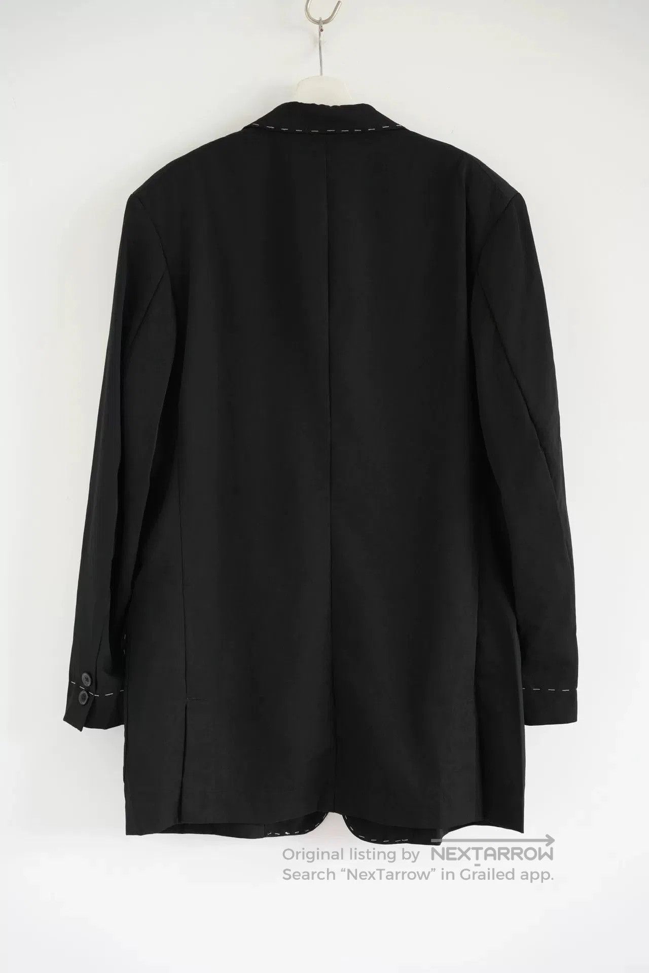 Yohji Yamamoto Yohji Yamamoto Black Tailored Suit Jacket. Size US M / EU 48-50 / 2 - 2 Thumbnail