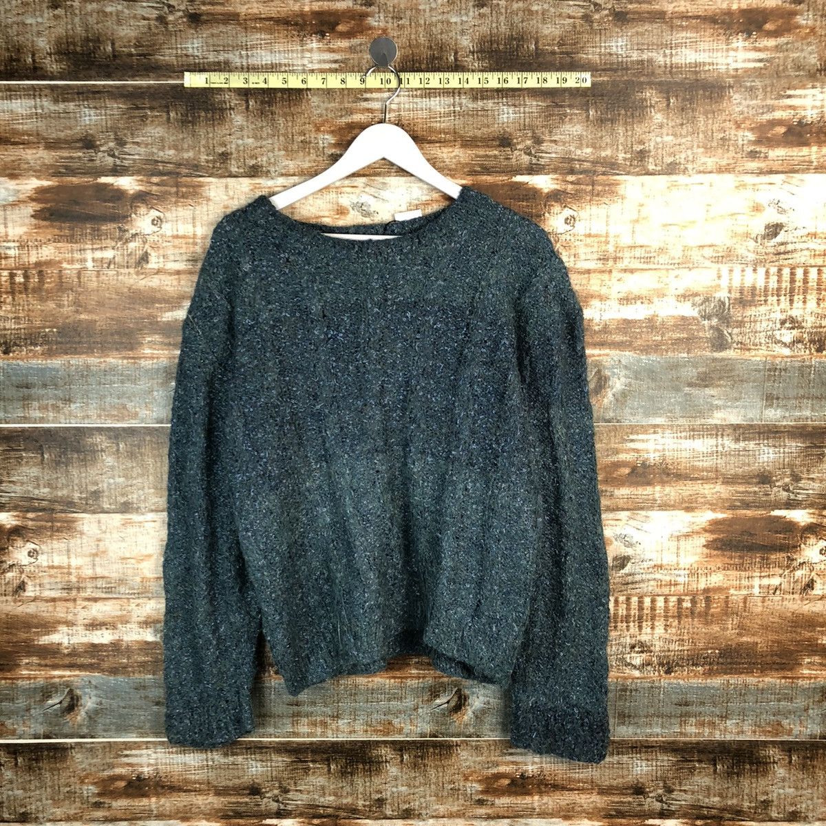 Homespun Knitwear × Japanese Brand Japan vintage 2 tone Green Knitwear #A1647 Size M / US 6-8 / IT 42-44 - 1 Thumbnail