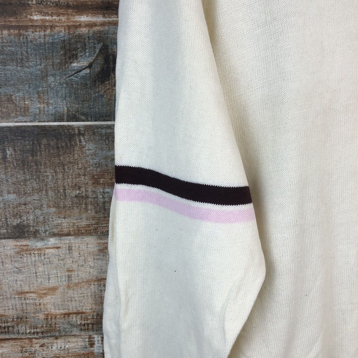 Vintage DL Yonex japan vintage White Knitwear #C751 Size US M / EU 48-50 / 2 - 20 Thumbnail