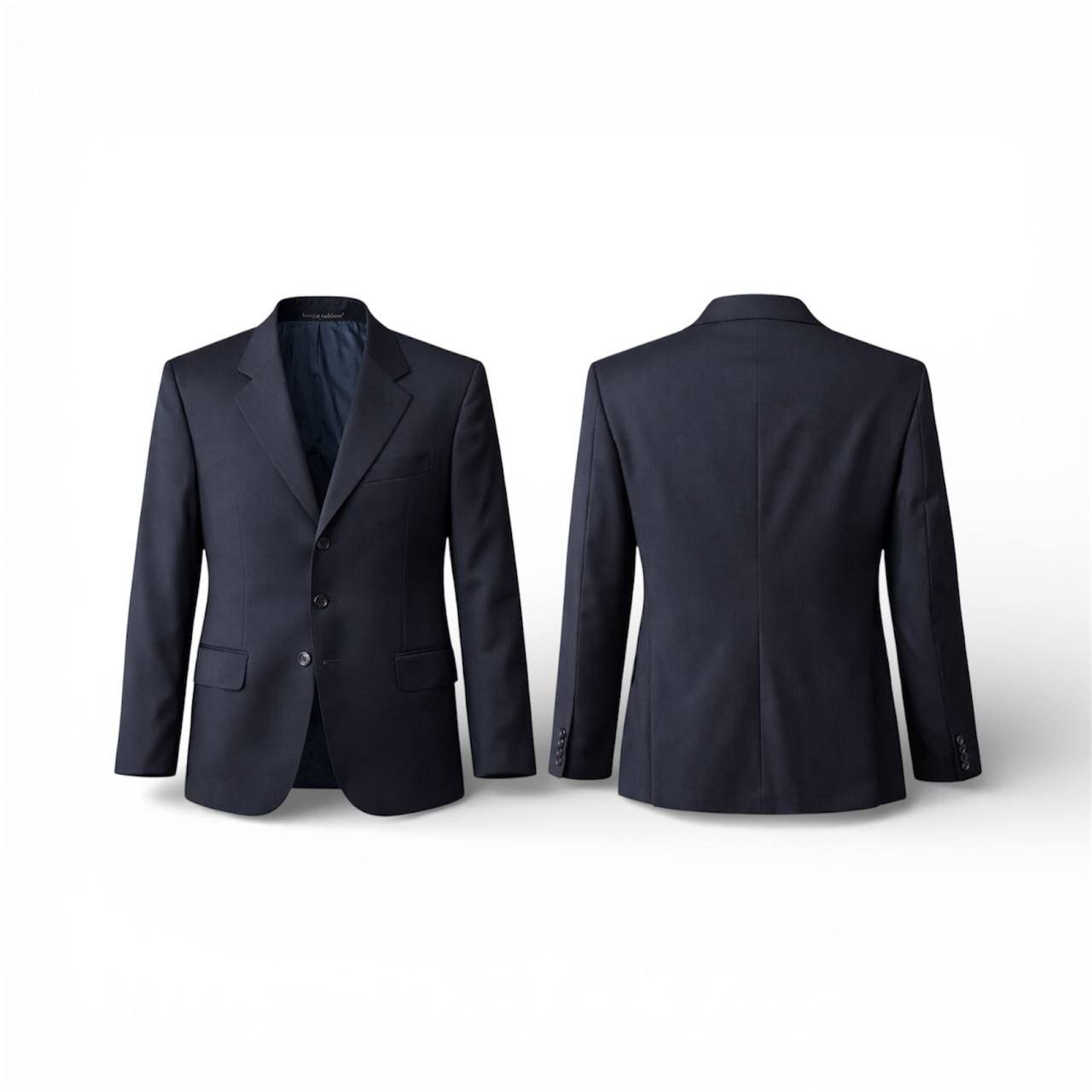 Ravazzolo RAVAZZOLO SARTORIA VINTAGE ITALY LANA WOOL SOLID BLAZER 52 Size 52R - 3 Thumbnail