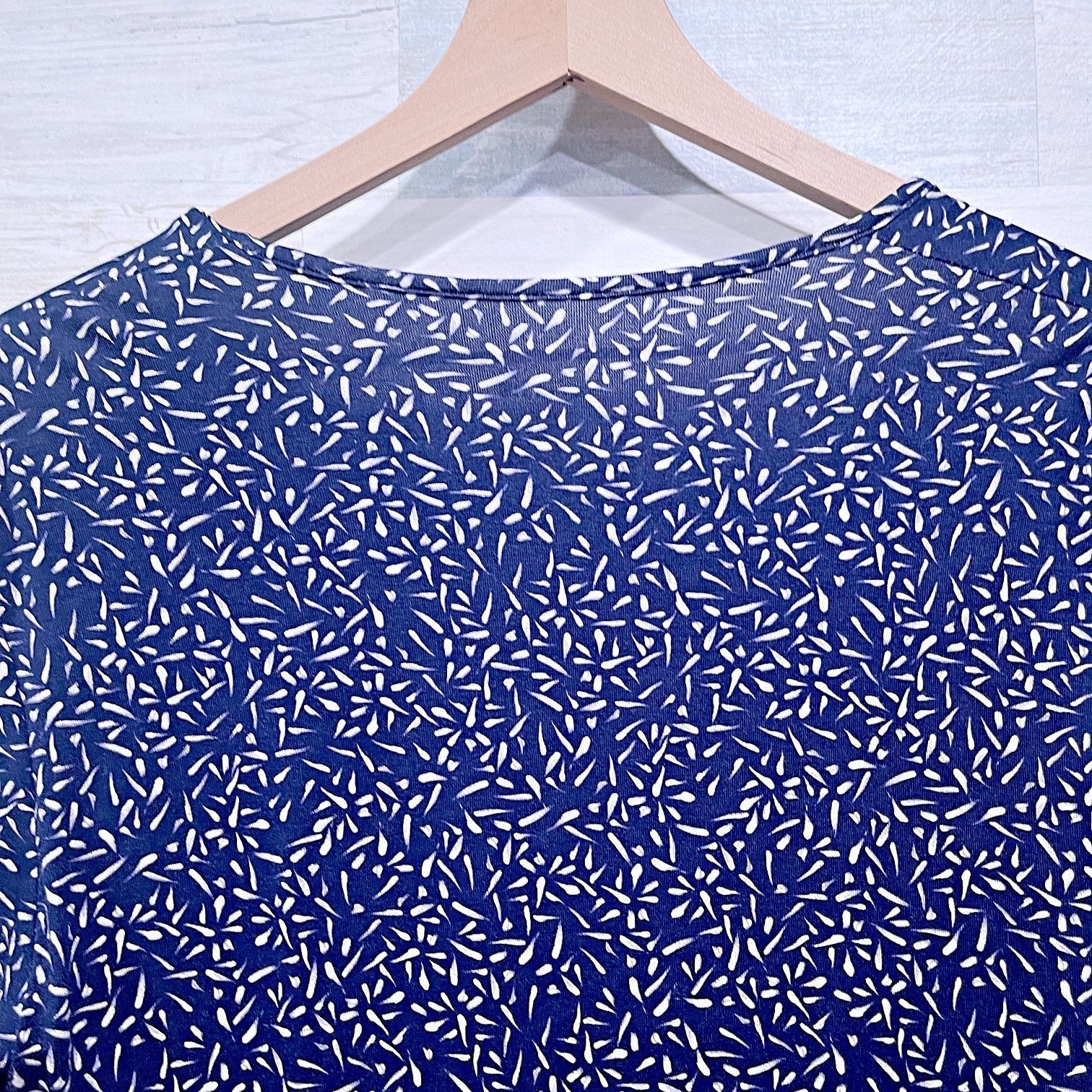 Other Garnet Hill 3/4 Sleeve Wrap Dress Blue White Womens Medium Size M / US 6-8 / IT 42-44 - 4 Thumbnail