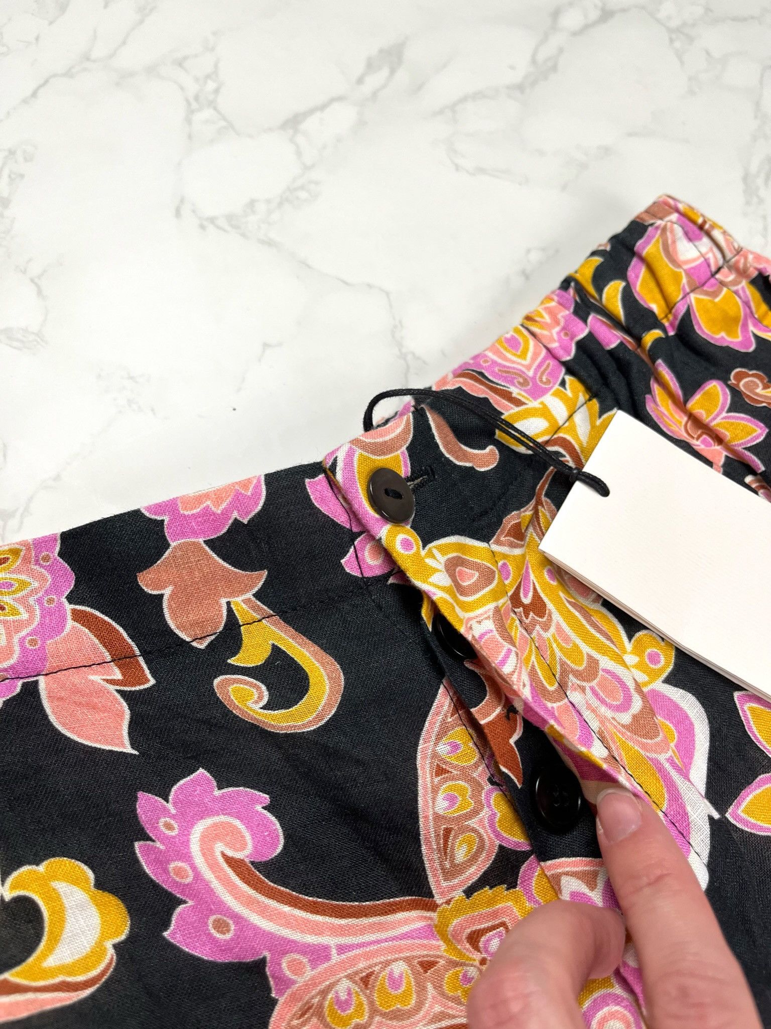 Gucci 🔥60% OFF🔥 [SALE] Gucci Paisley Print Linen Shorts Size US 28 / EU 44 - 11 Thumbnail