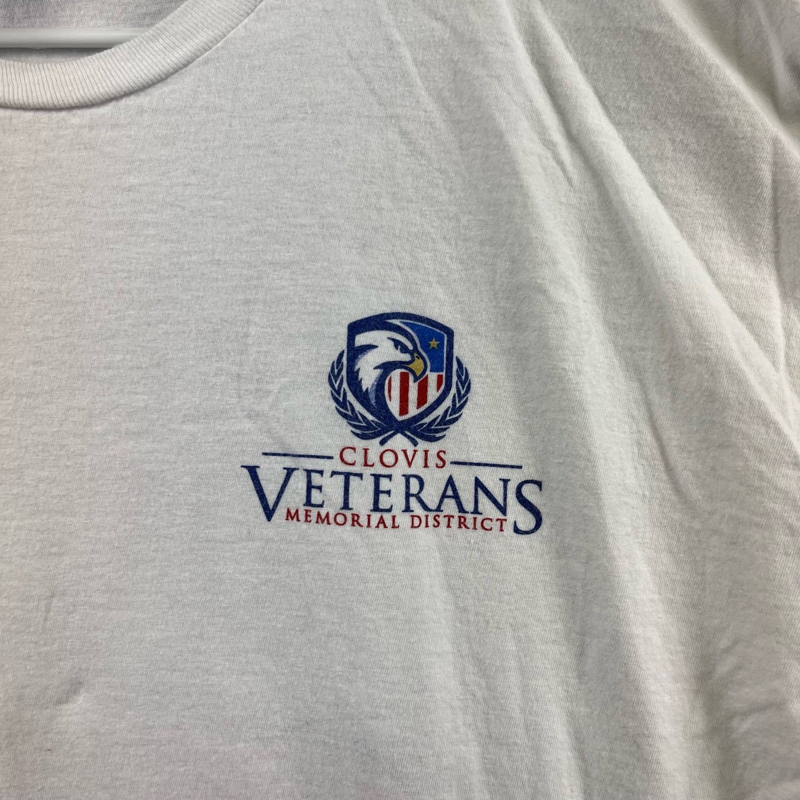 Gildan Clovis Veterans Day Shirt Hot Rod Car Show XL American Flag Size US XL / EU 56 / 4 - 4 Thumbnail